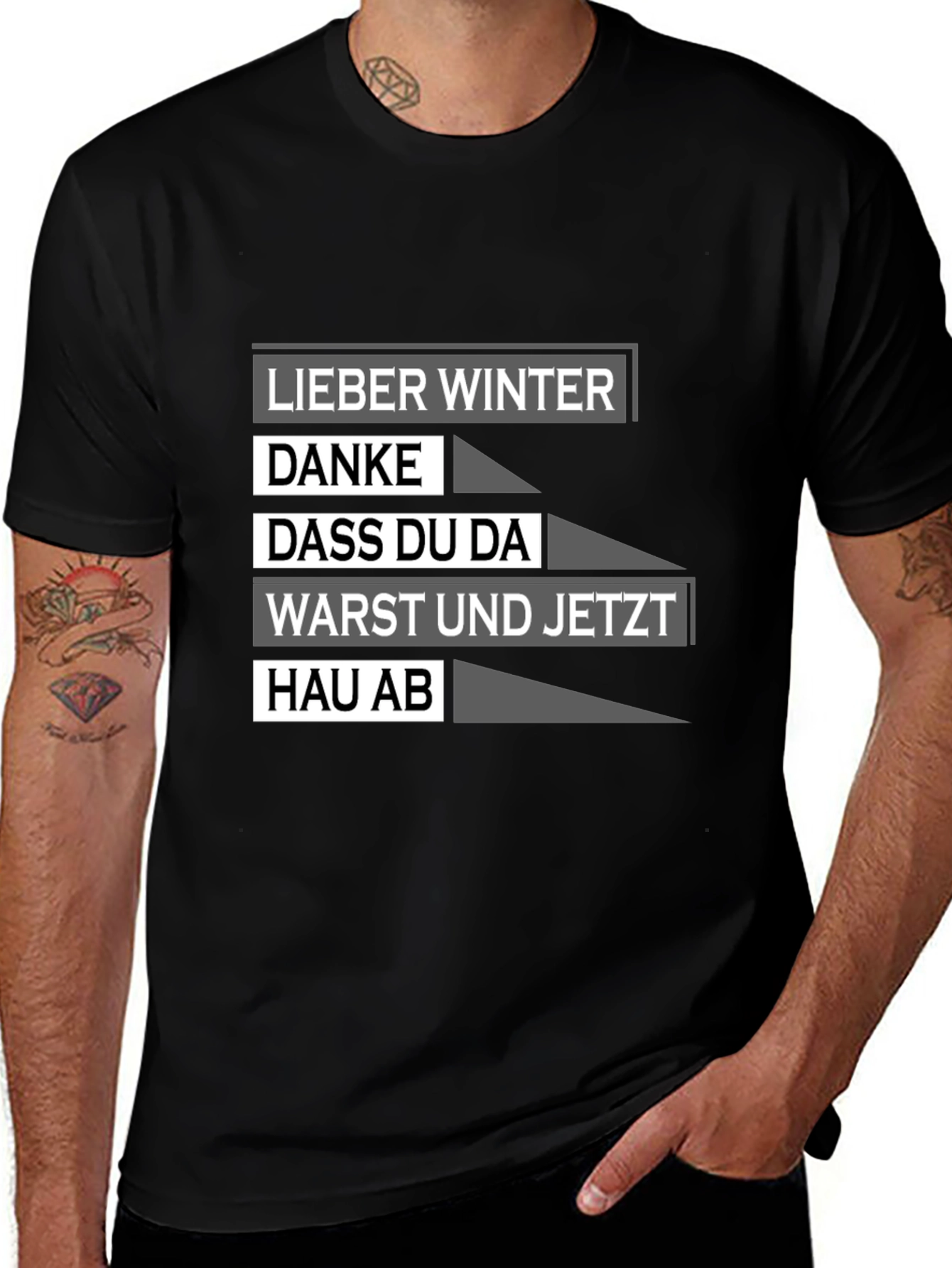 Lieber Winter T-Shirt - Funny German Saying Tee