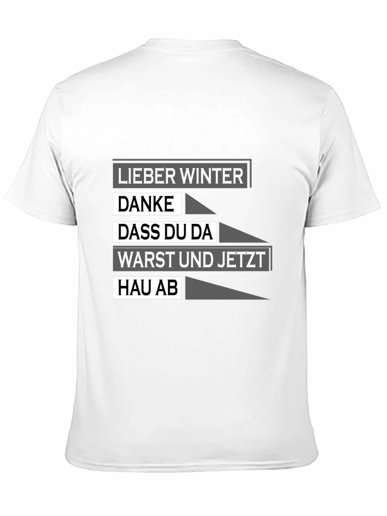 Lieber Winter T-Shirt - Funny German Saying Tee