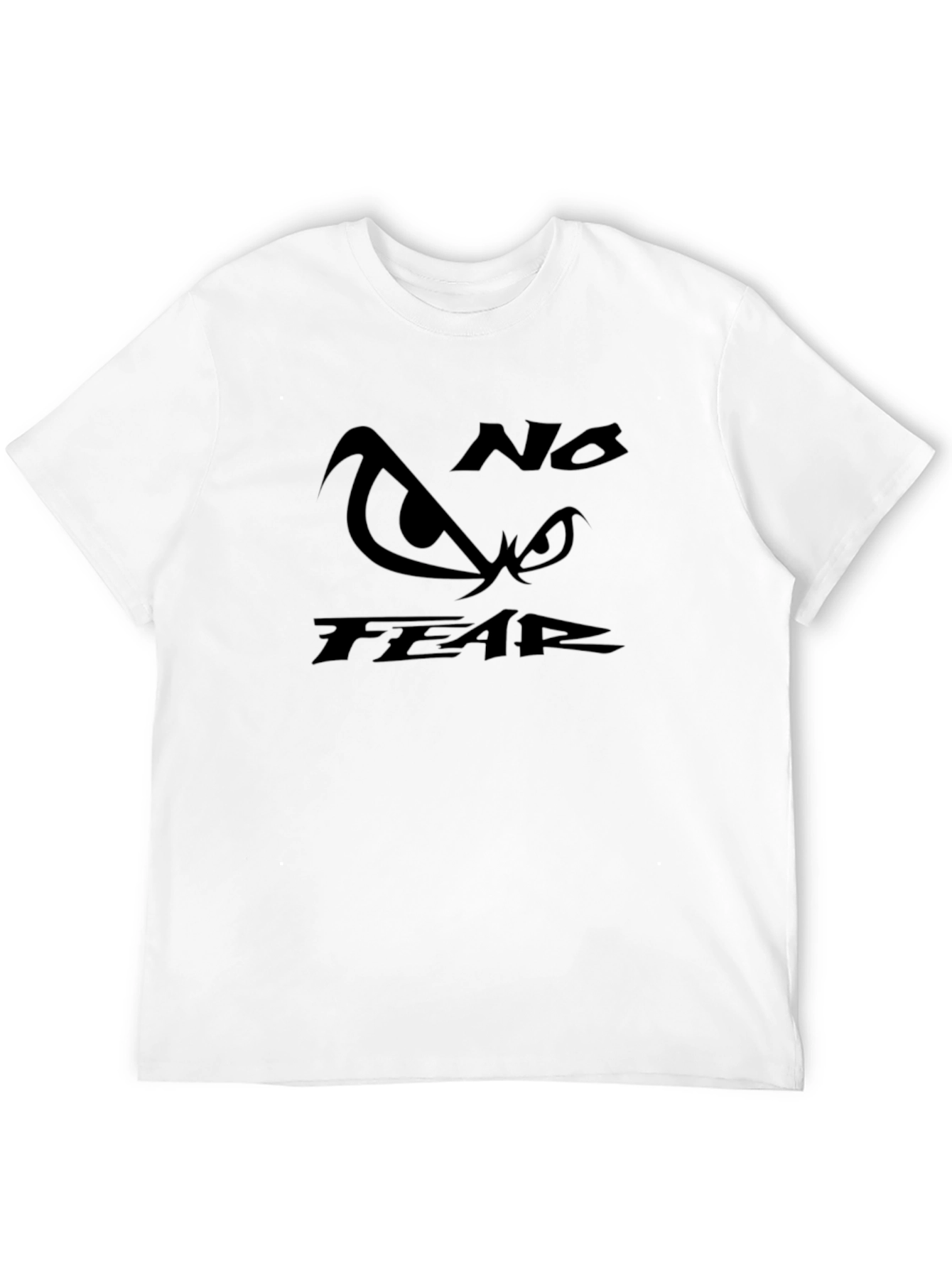 No Fear Graphic T-Shirt - Black Crew Neck Tee