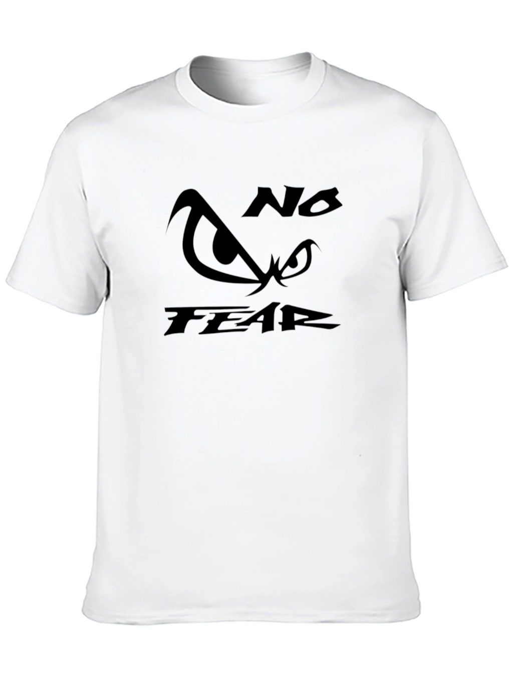 No Fear Graphic T-Shirt - Black Crew Neck Tee