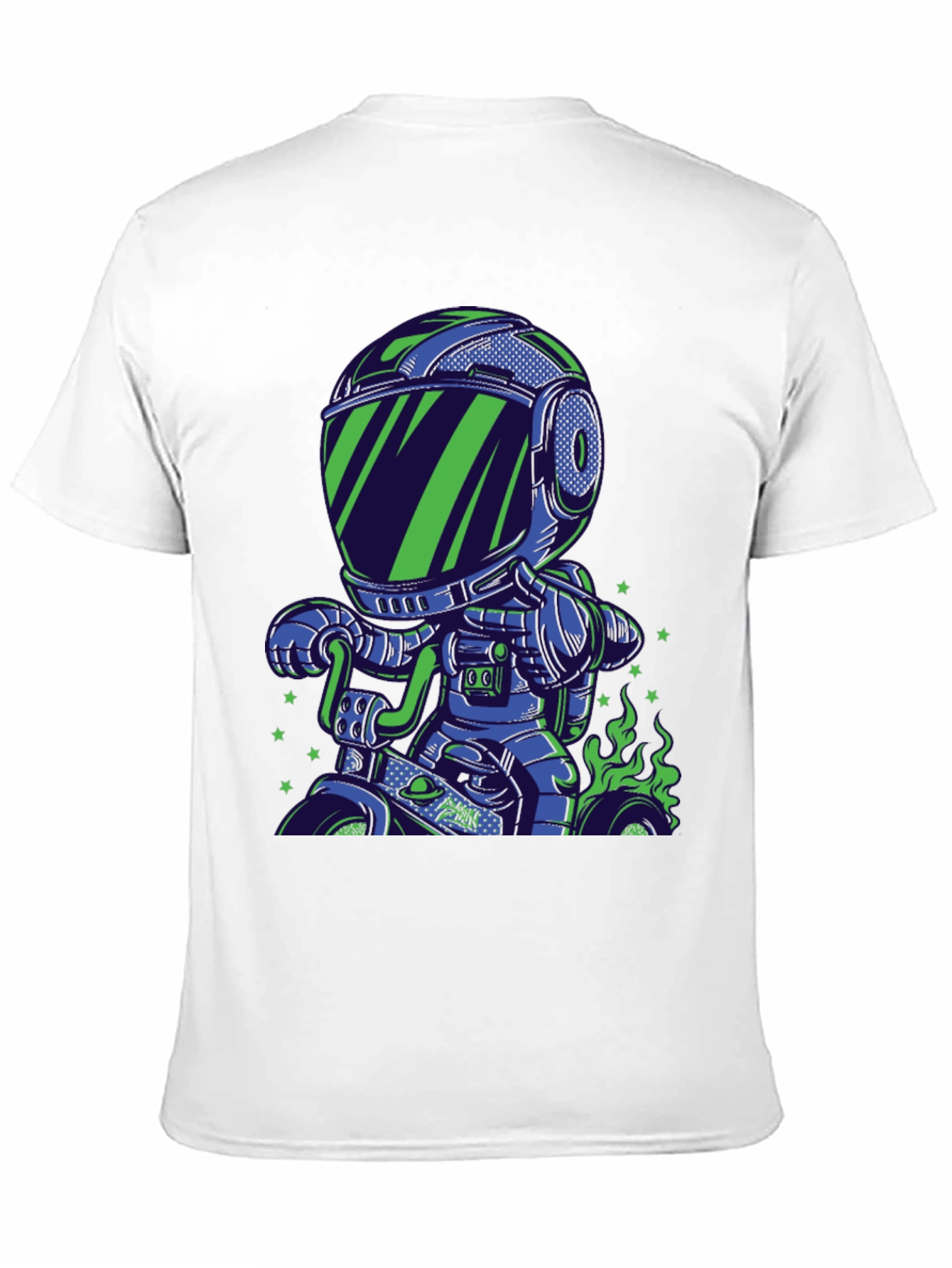 Astronaut Motorbike Graphic T-Shirt