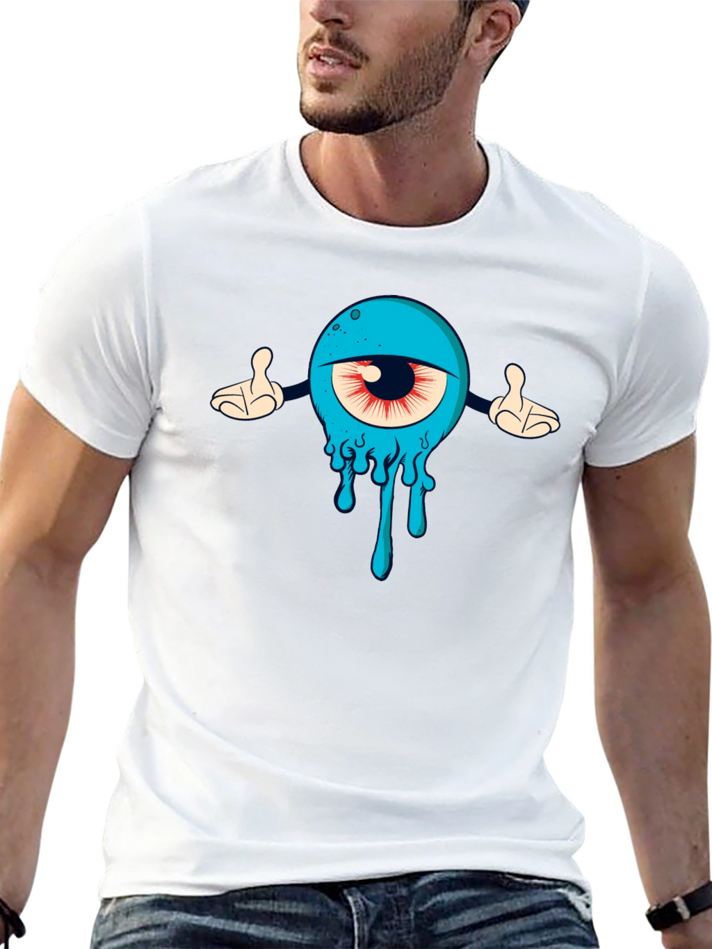 Eyeconic Graphic Tee - Black