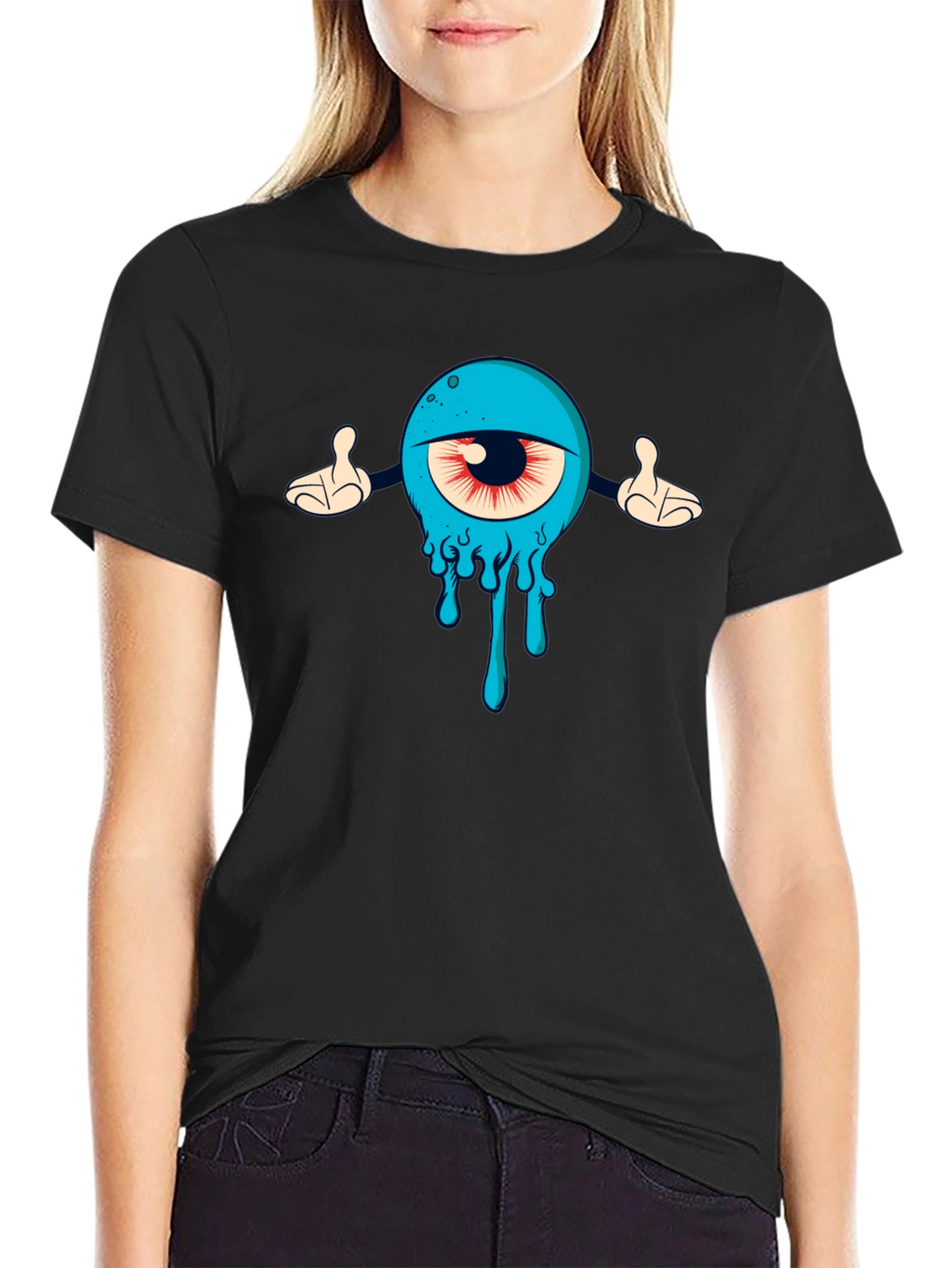 Eyeconic Graphic Tee - Black
