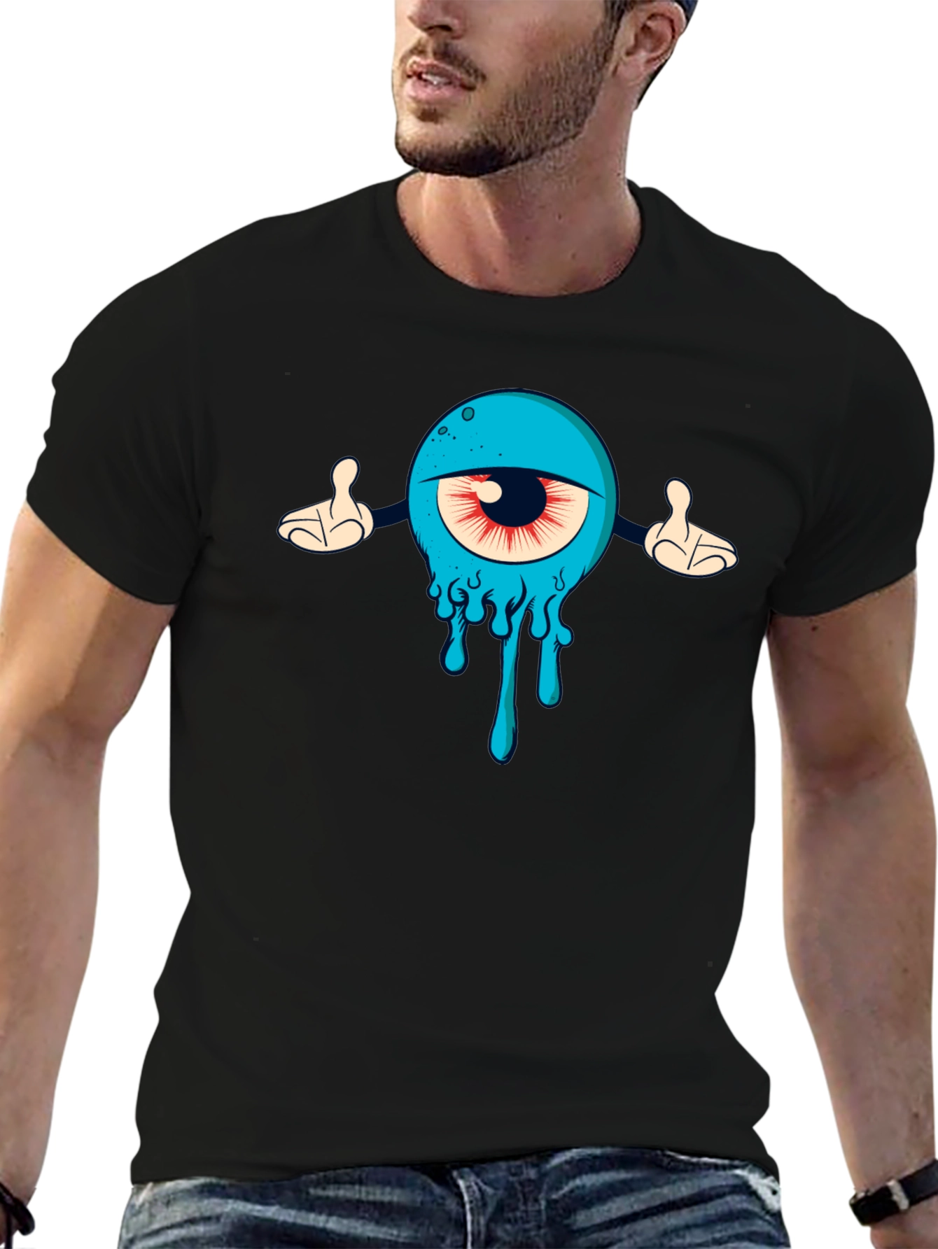 Eyeconic Graphic Tee - Black