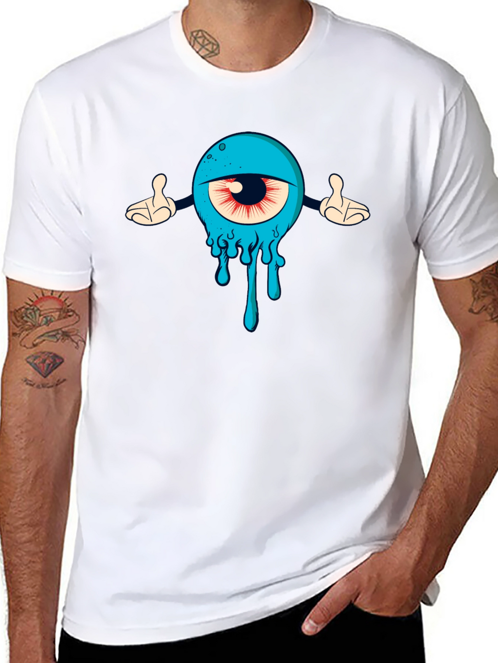 Eyeconic Graphic Tee - Black