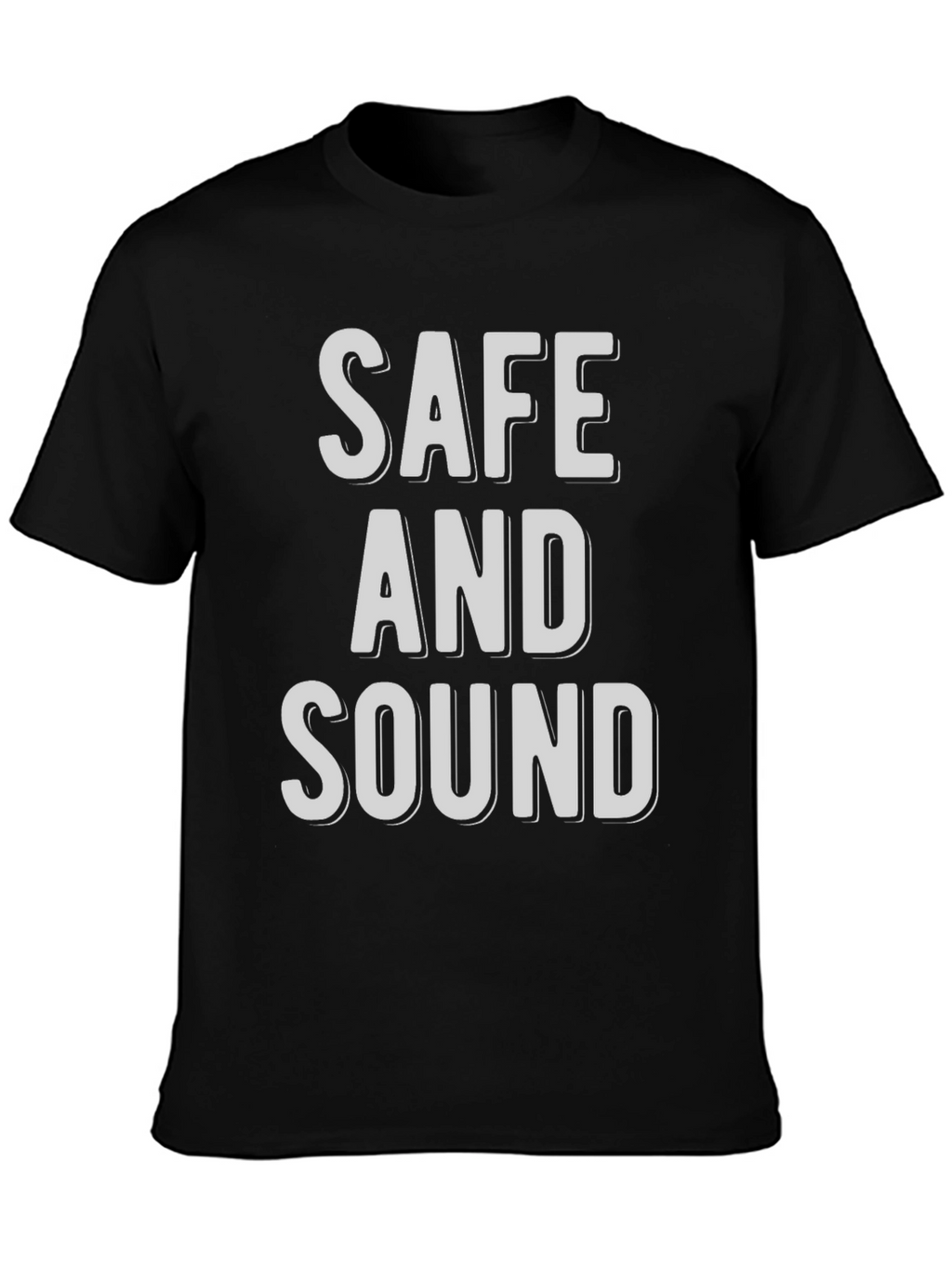 Safe and Sound Graphic Print T-Shirt