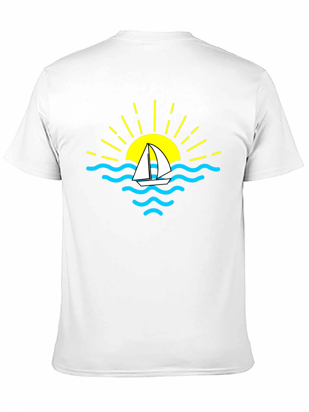 Sailboat Sunset Graphic T-Shirt