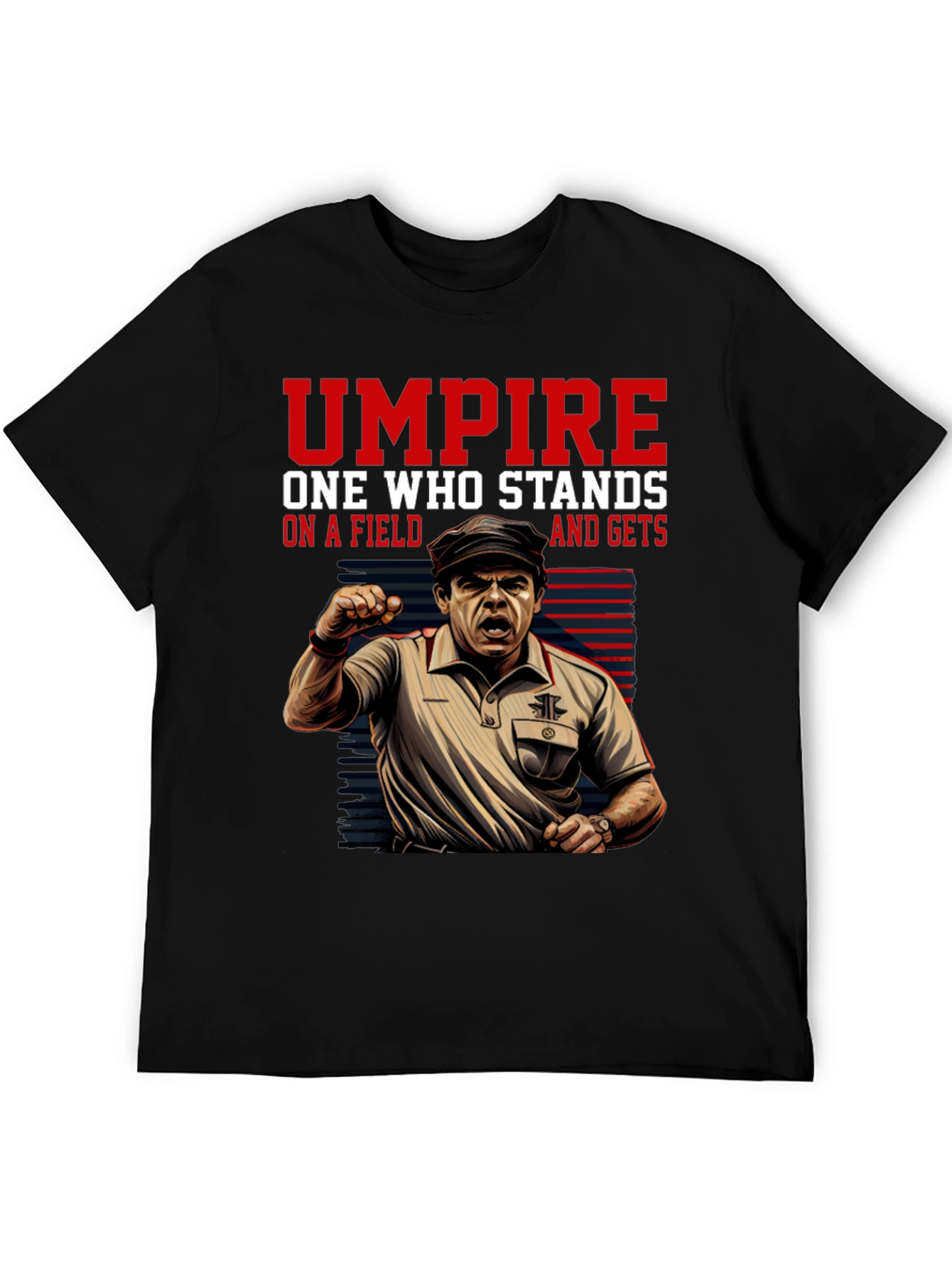 Umpire Graphic Tee - One Who Stands On A Field