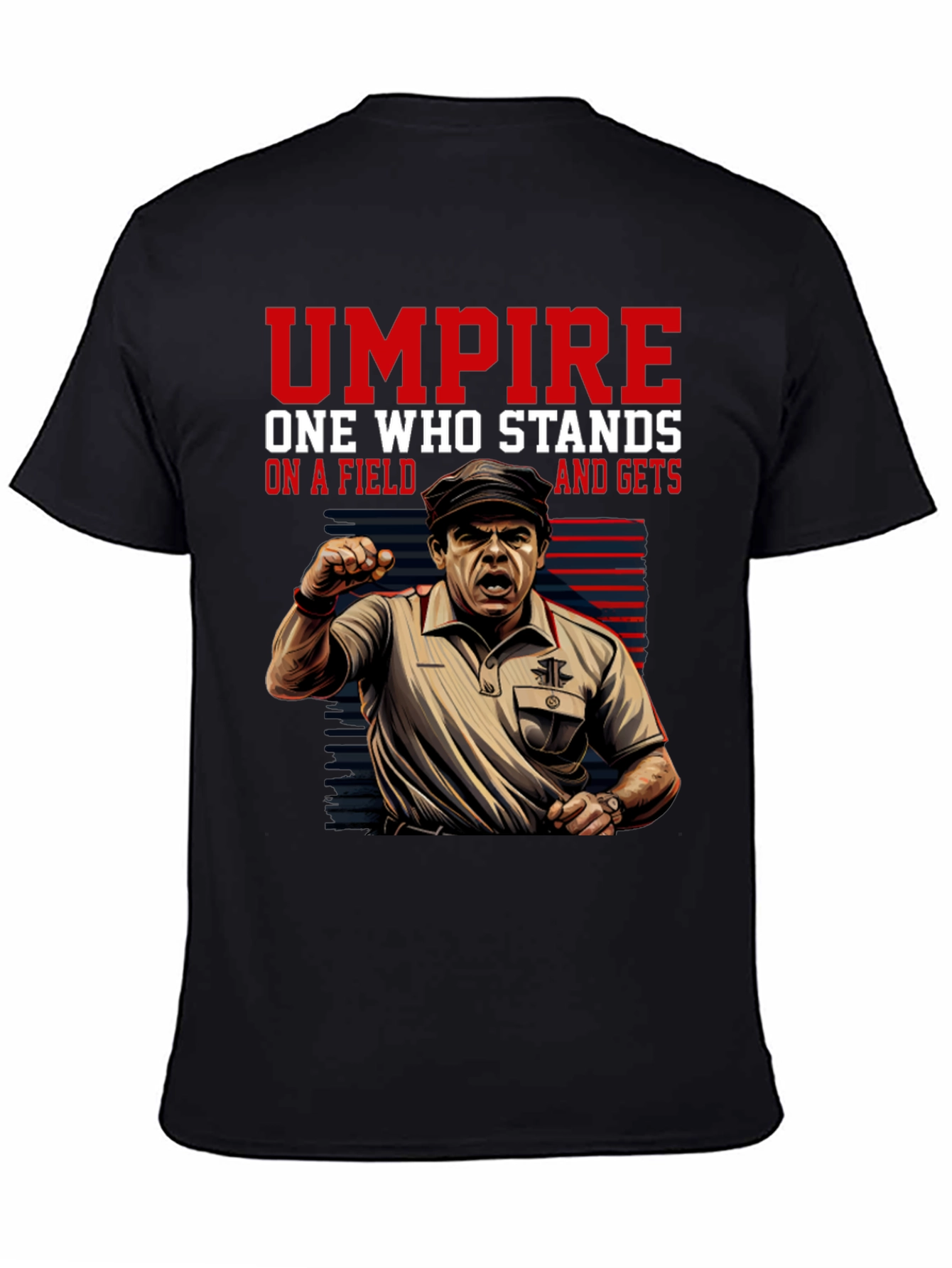 Umpire Graphic Tee - One Who Stands On A Field