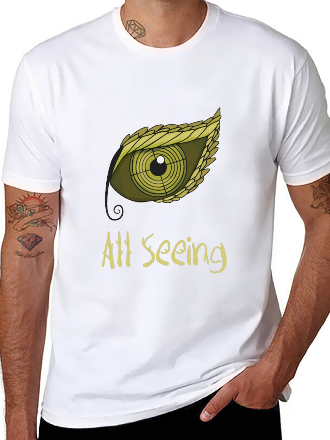 All Seeing Eye Graphic Tee - Unique Design