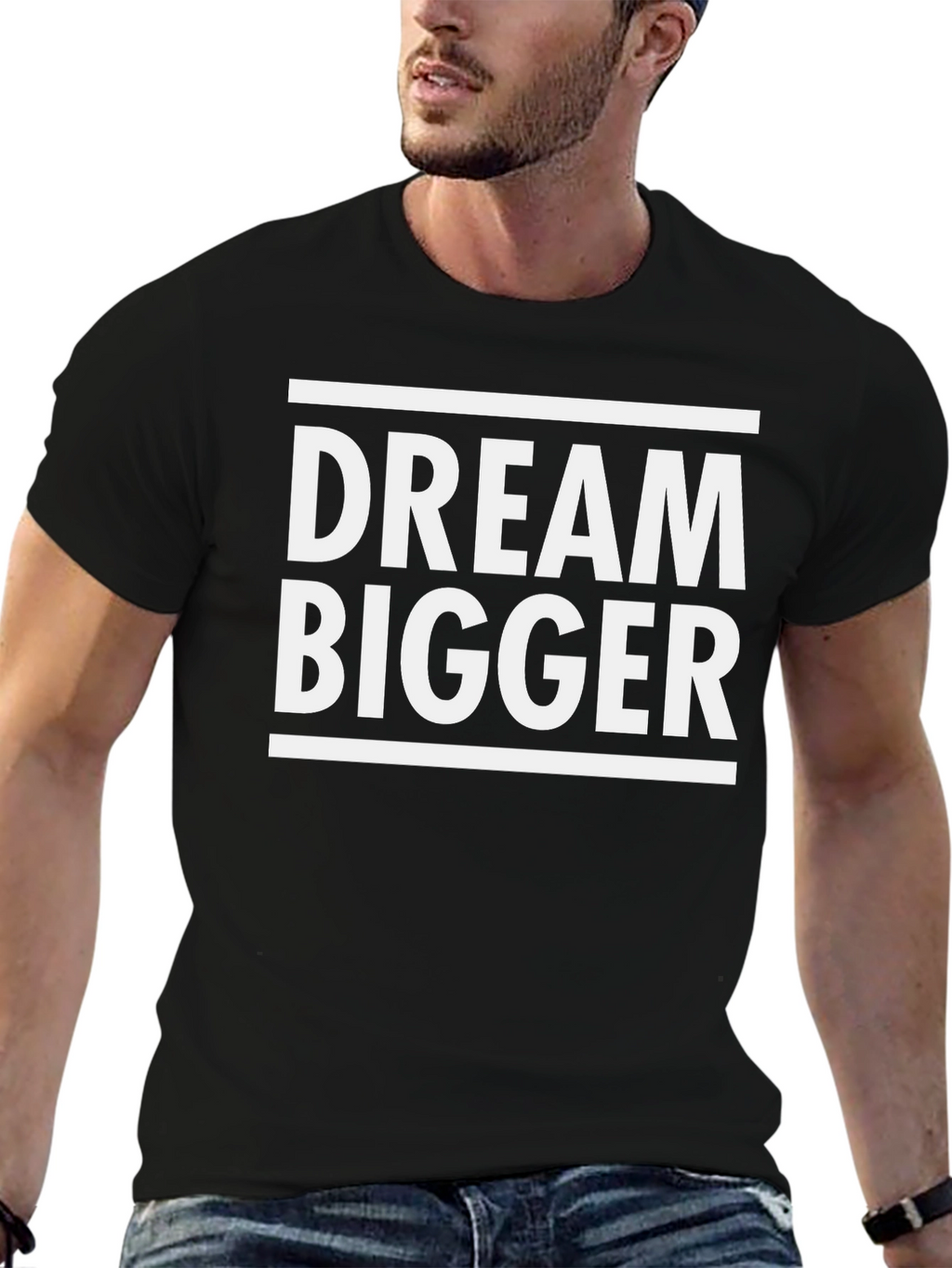 Dream Bigger Graphic Tee - Motivational T-Shirt