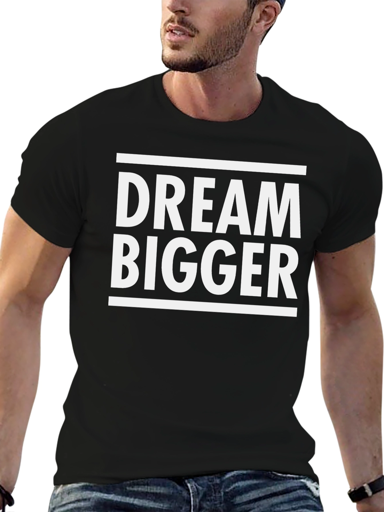 Dream Bigger Graphic Tee - Motivational T-Shirt