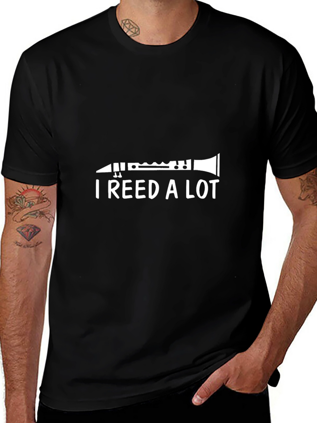 I Reed A Lot Clarinet Musician T-Shirt