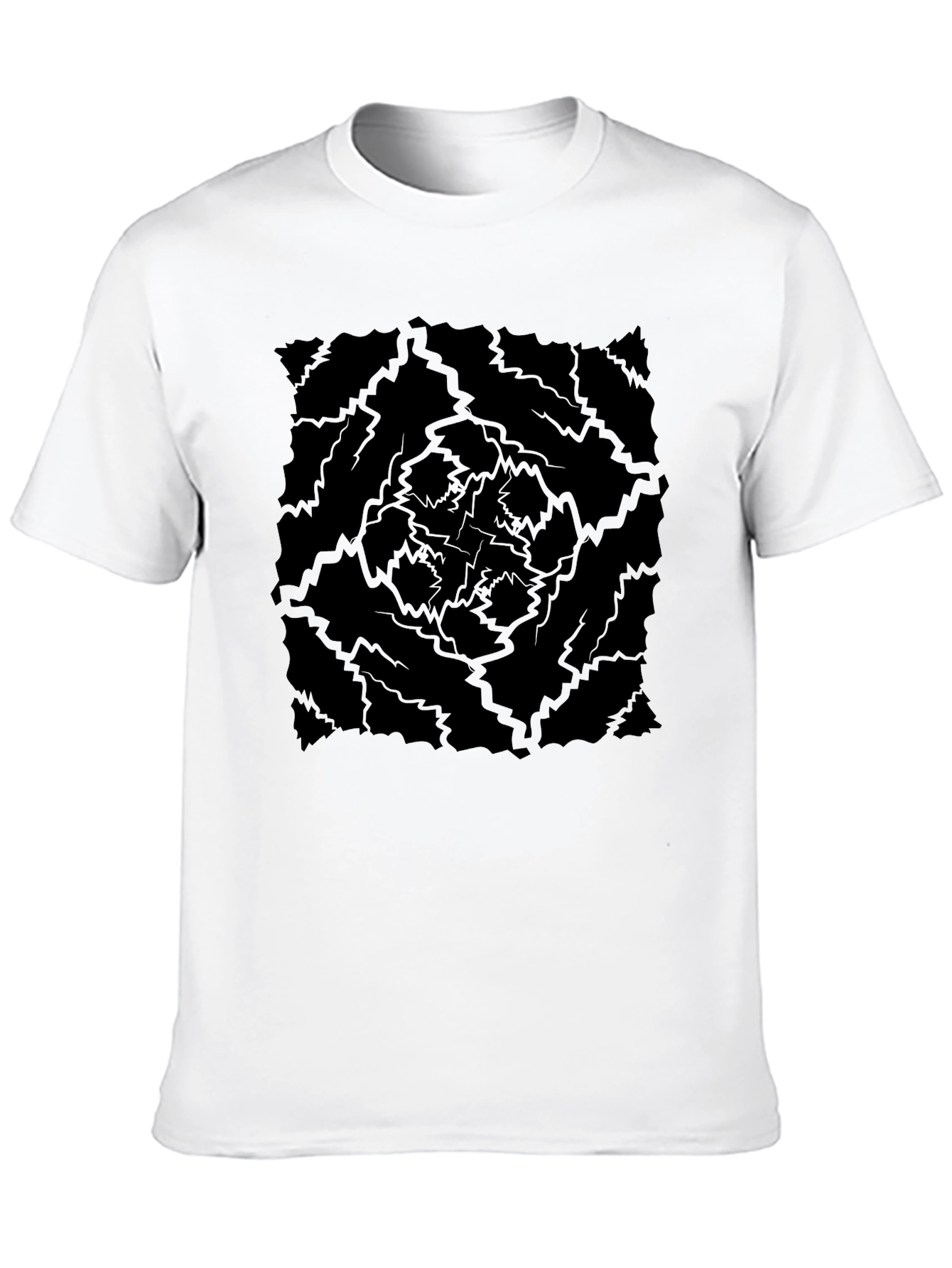 Abstract Lightning Bolt T-Shirt - Mens Graphic Tee