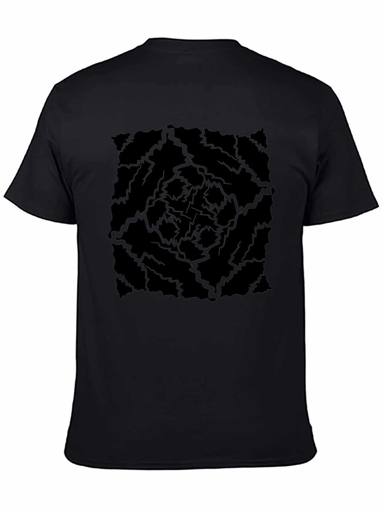 Abstract Lightning Bolt T-Shirt - Mens Graphic Tee