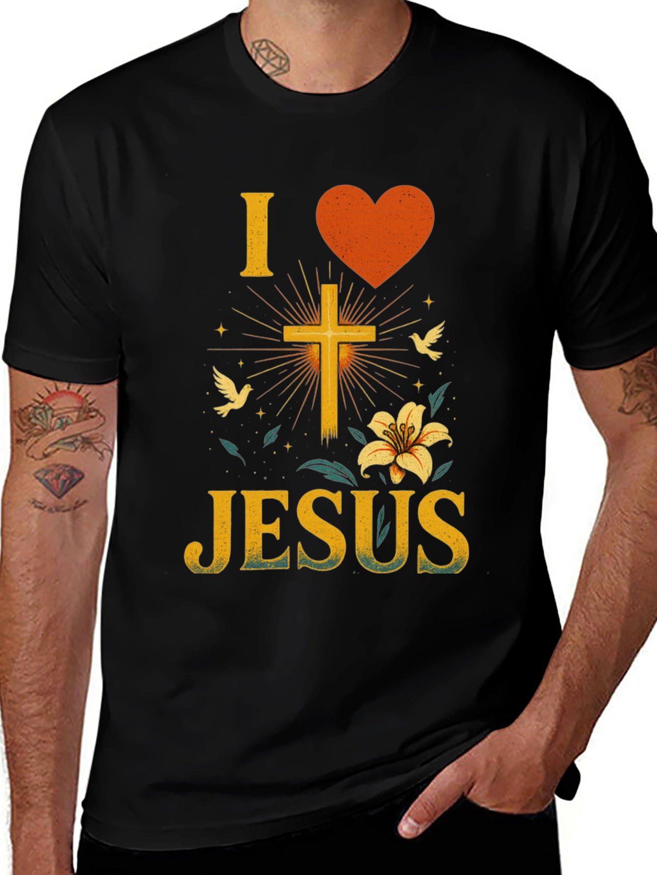 I Love Jesus Graphic T-Shirt