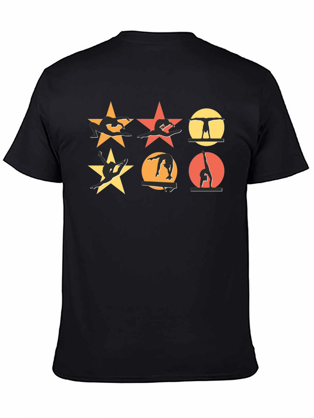 Gymnastics Silhouette T-Shirt - Stars & Handstands