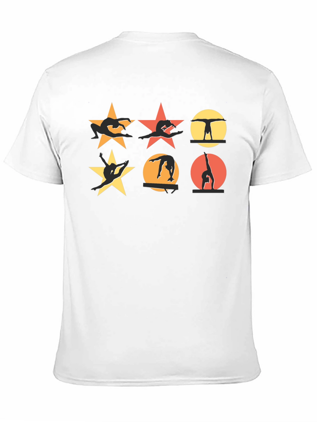 Gymnastics Silhouette T-Shirt - Stars & Handstands