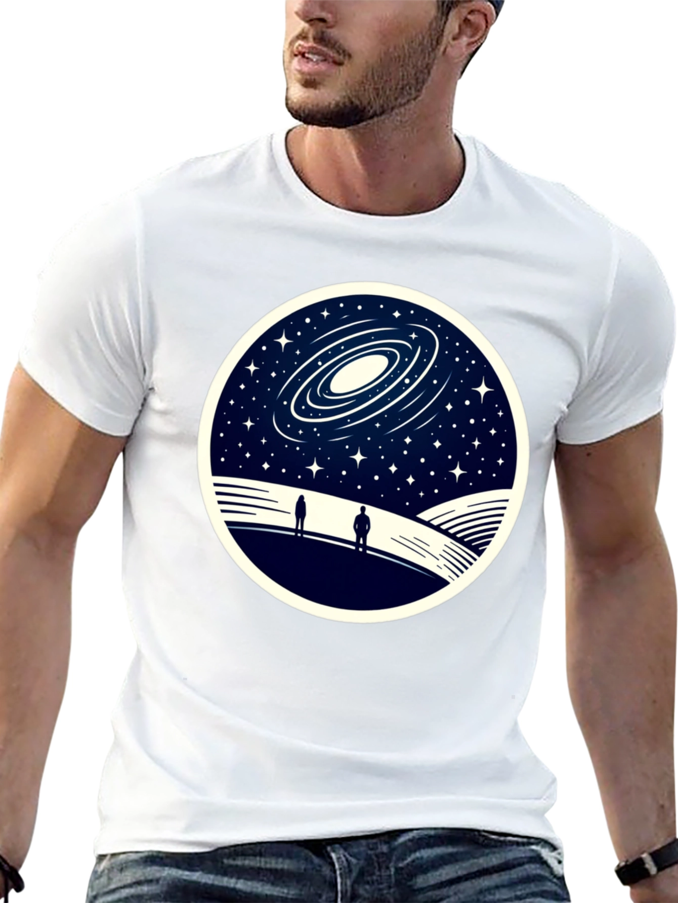 Galaxy Stargazer T-Shirt - Unique Space Design