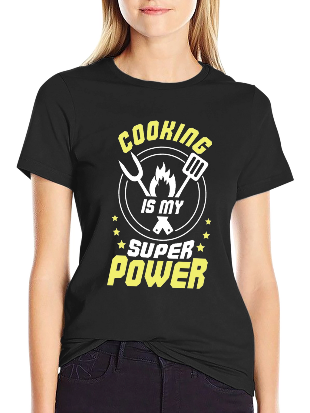 Cooking is My Superpower Graphic T-Shirt