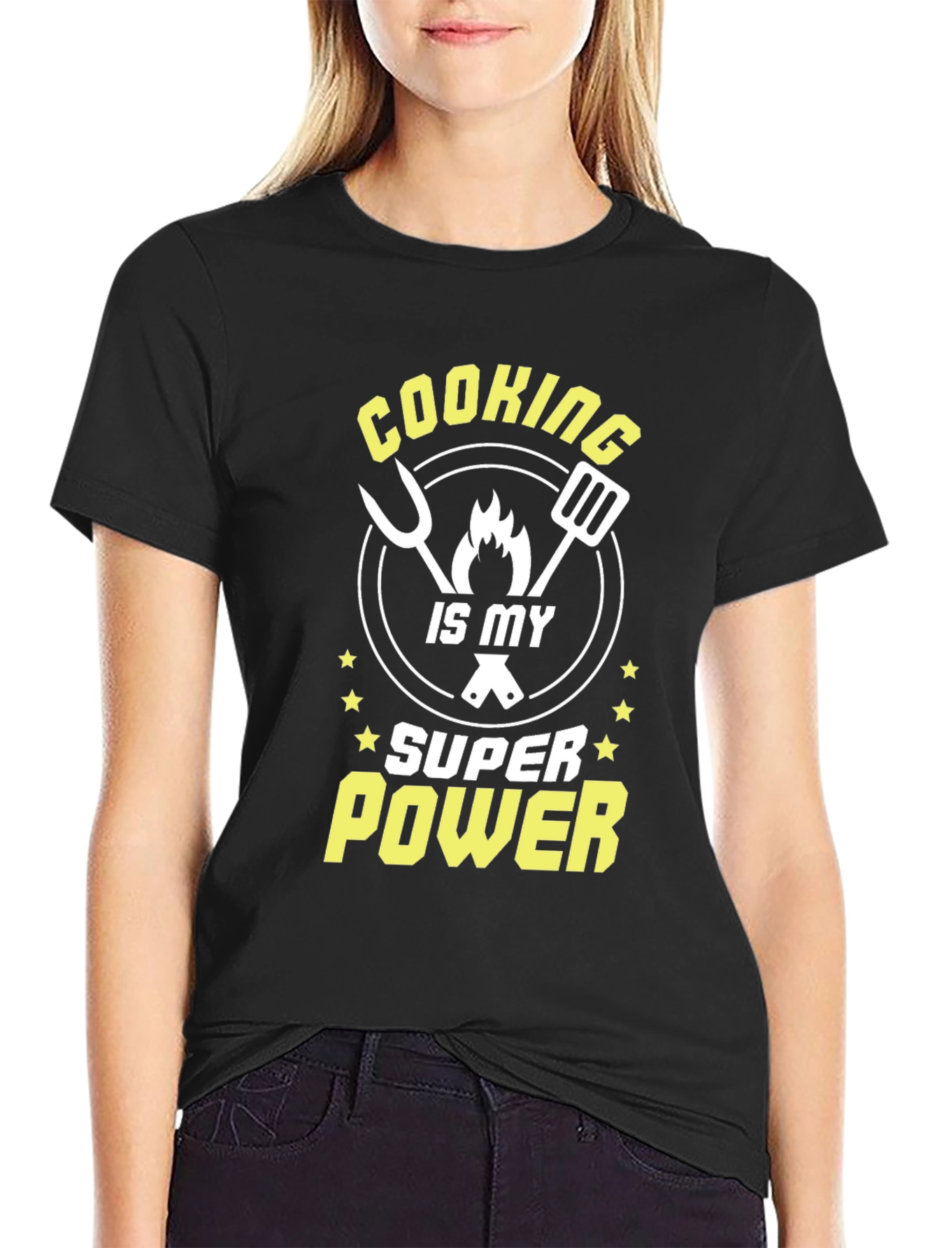 Cooking is My Superpower Graphic T-Shirt