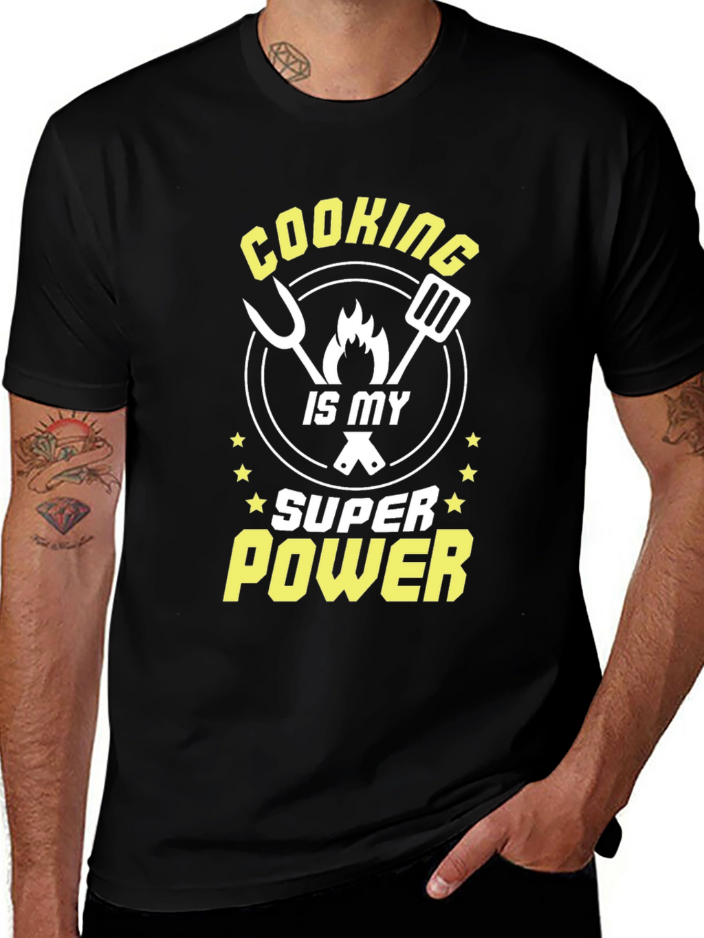 Cooking is My Superpower Graphic T-Shirt