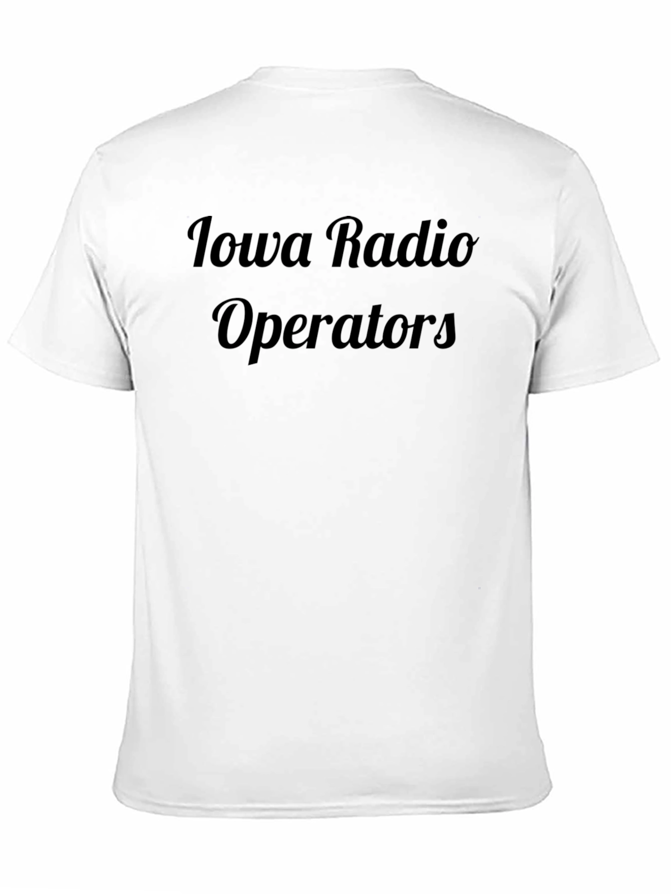 Iowa Radio Operators Black T-Shirt