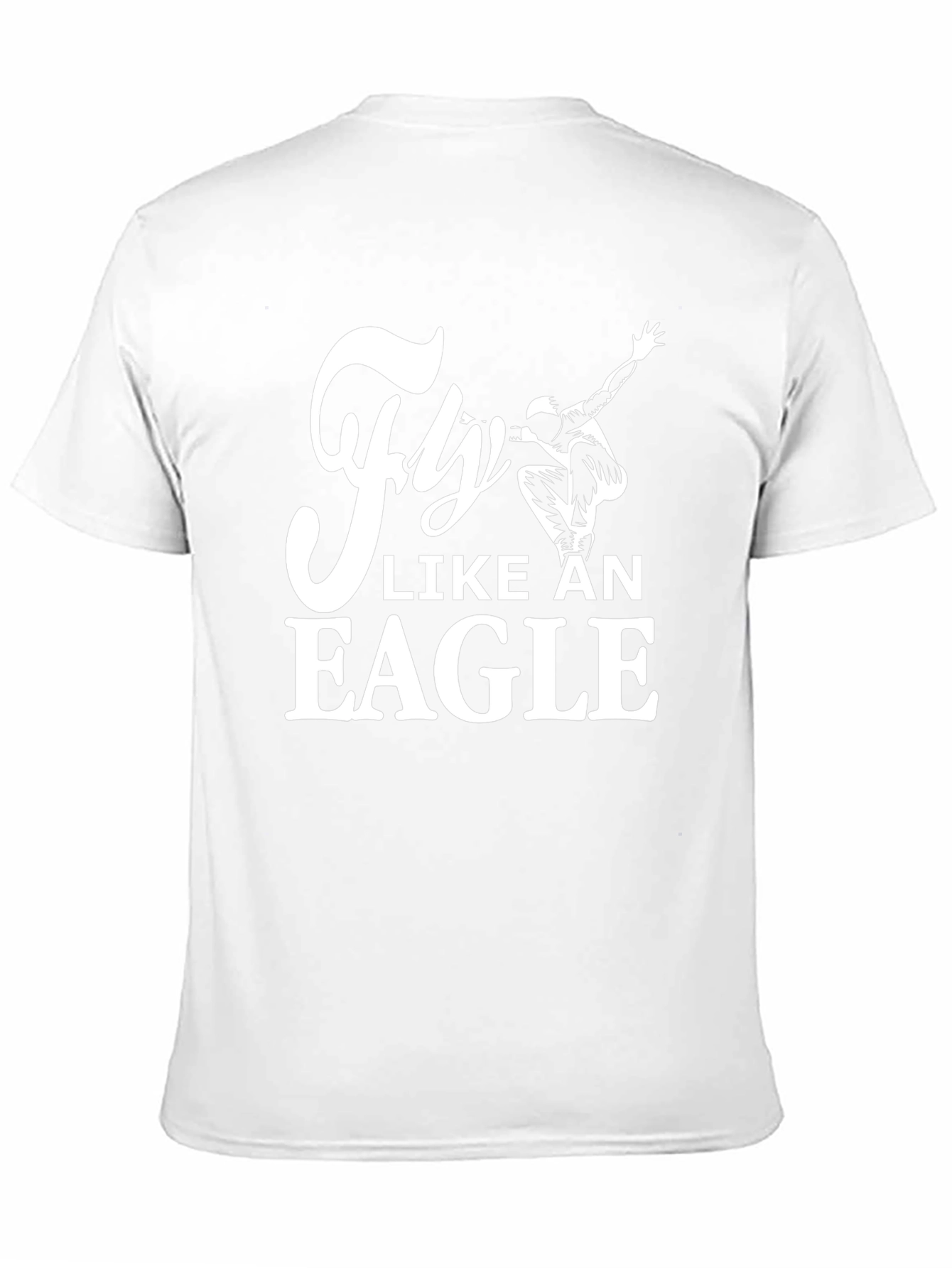 Fly Like An Eagle Black Graphic Tee