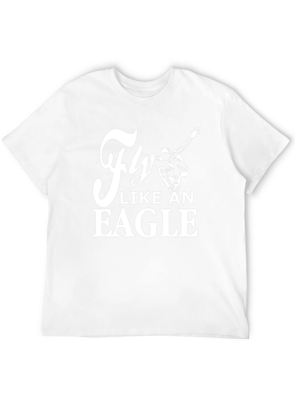 Fly Like An Eagle Black Graphic Tee