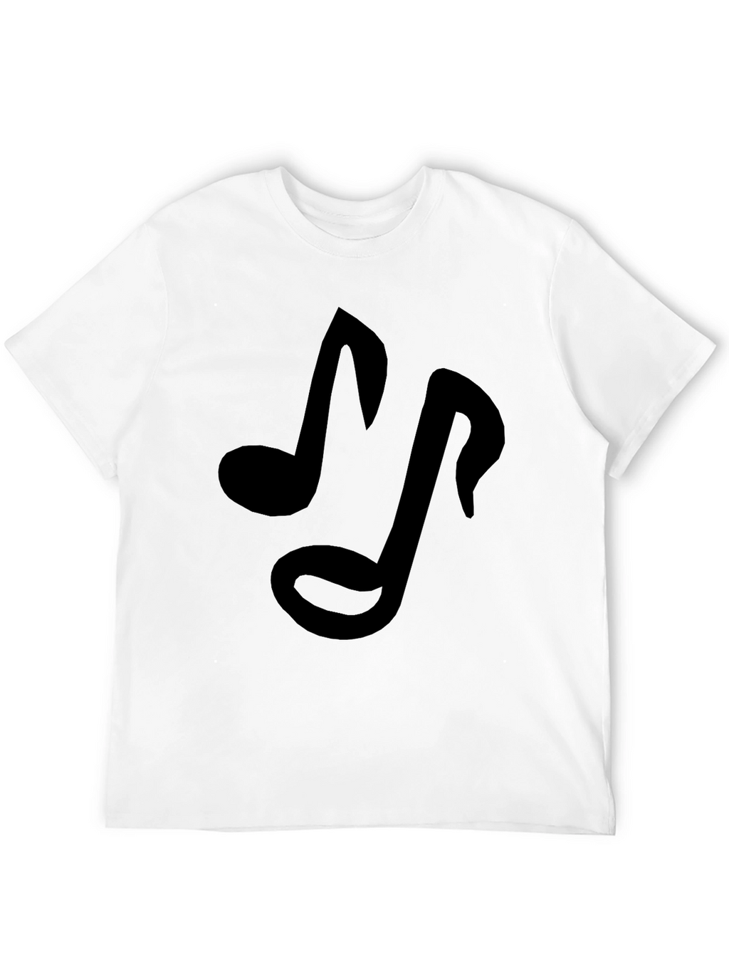 Musical Note Black T-Shirt