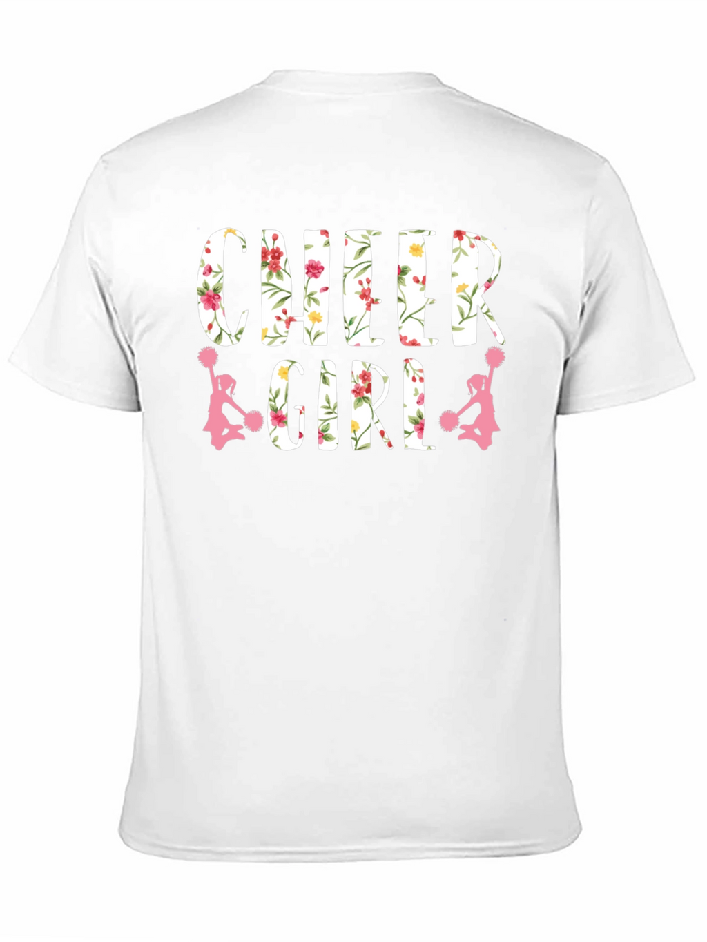 Cheer Girl Floral Print T-Shirt