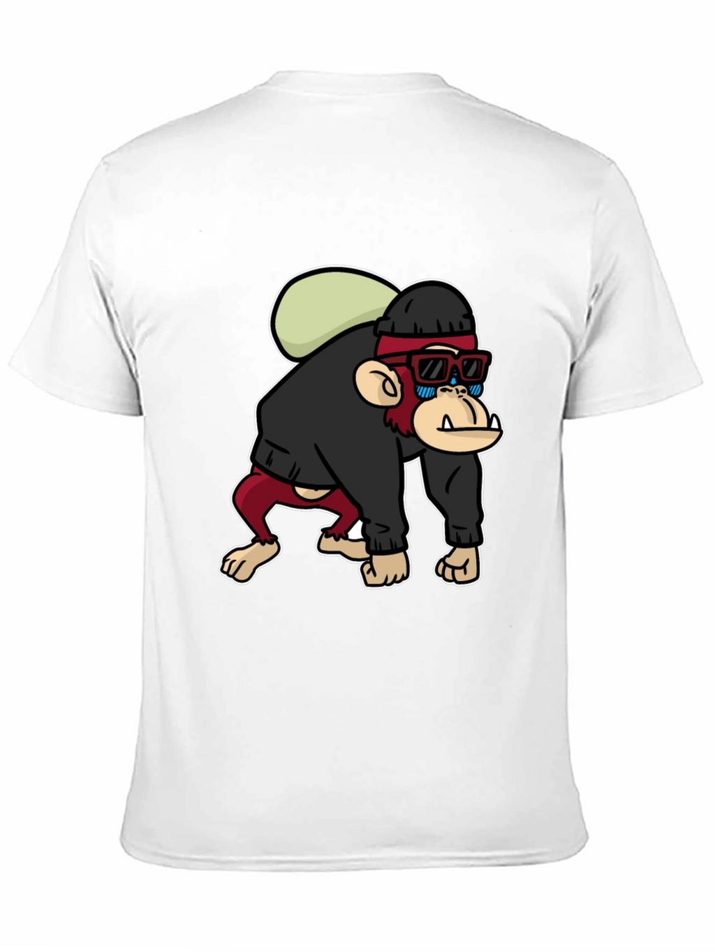 Cool Monkey Graphic T-Shirt - Black
