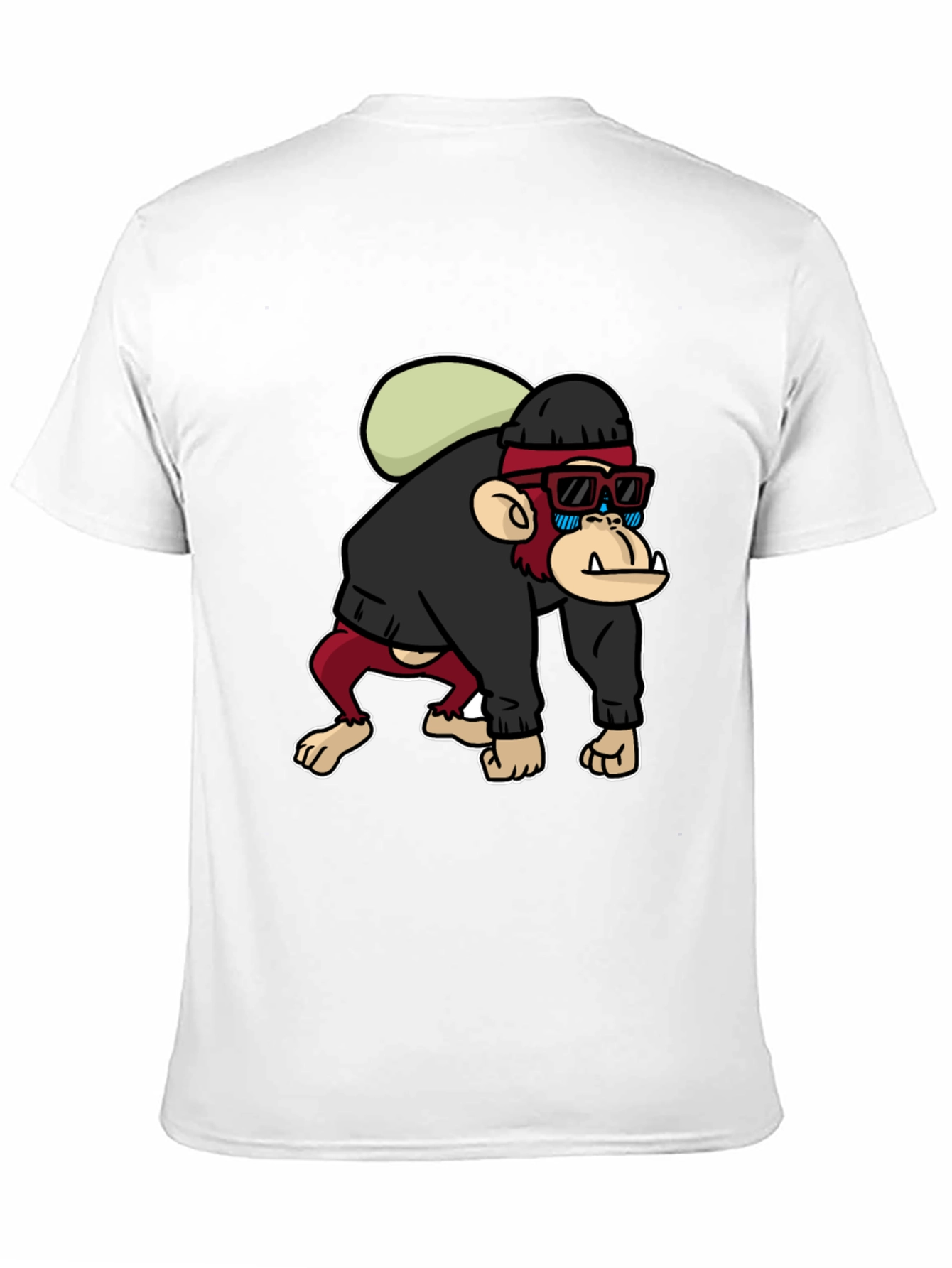 Cool Monkey Graphic T-Shirt - Black