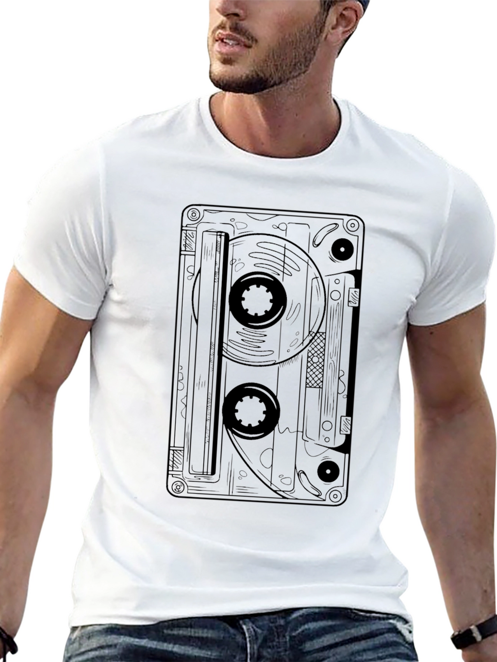 Cassette Tape Graphic T-Shirt