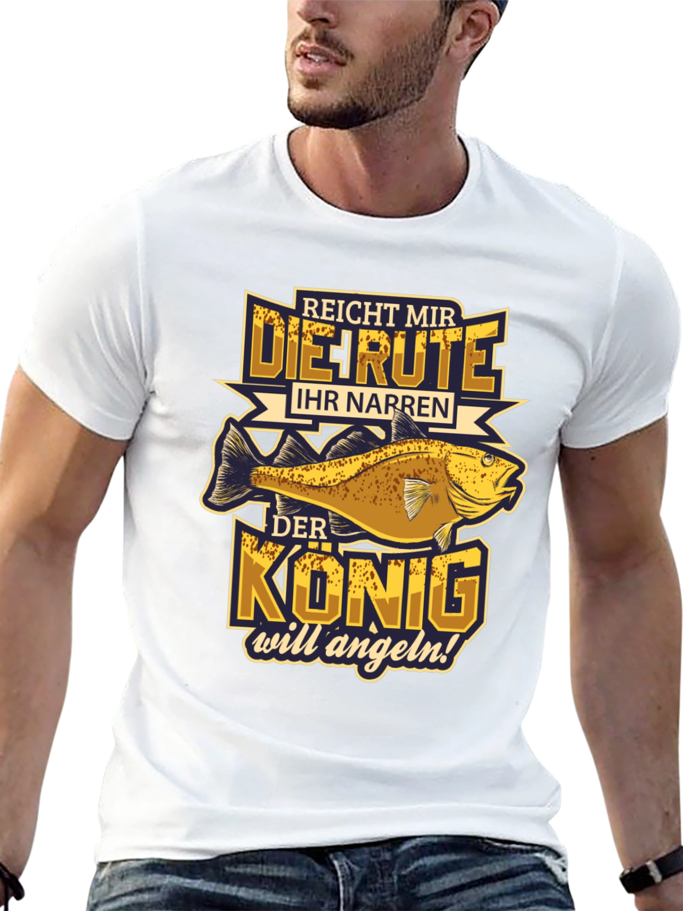 King Fishing Graphic T-Shirt