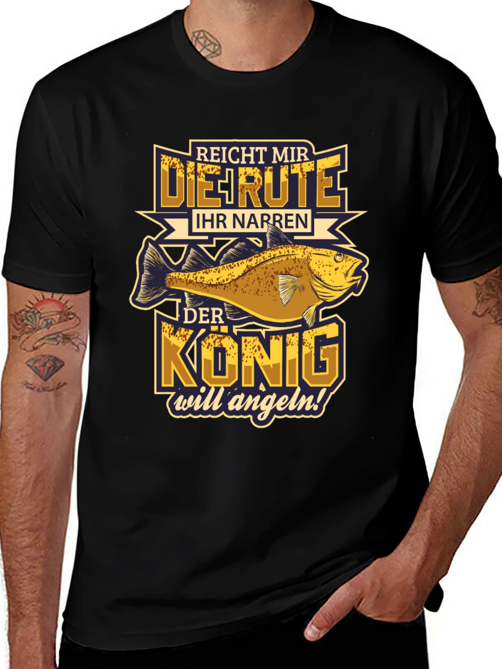 King Fishing Graphic T-Shirt