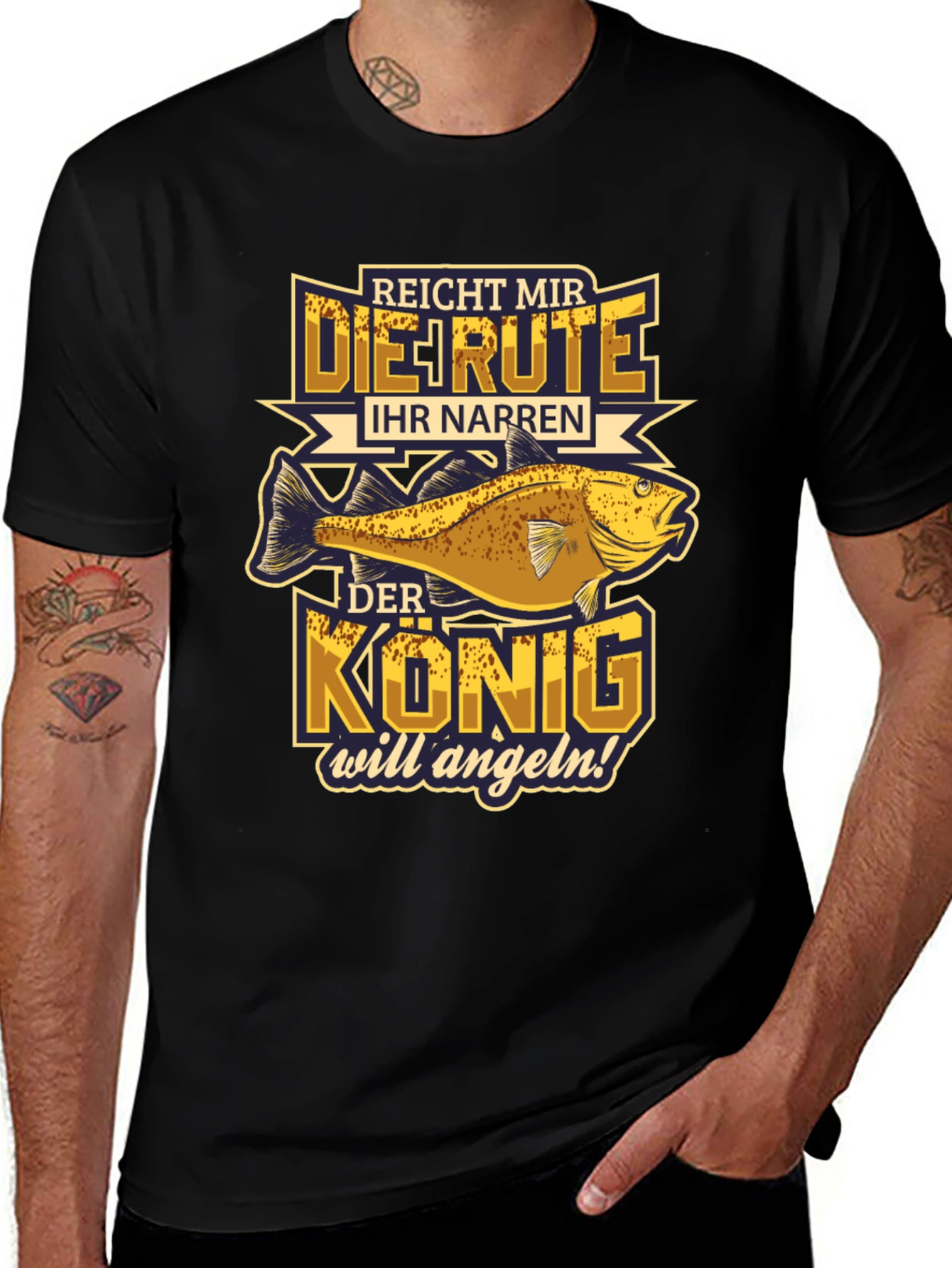 King Fishing Graphic T-Shirt
