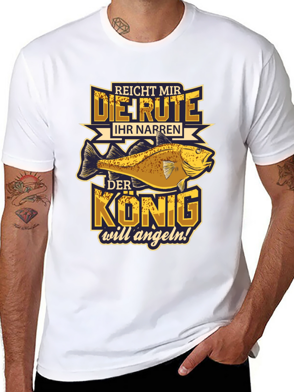 King Fishing Graphic T-Shirt