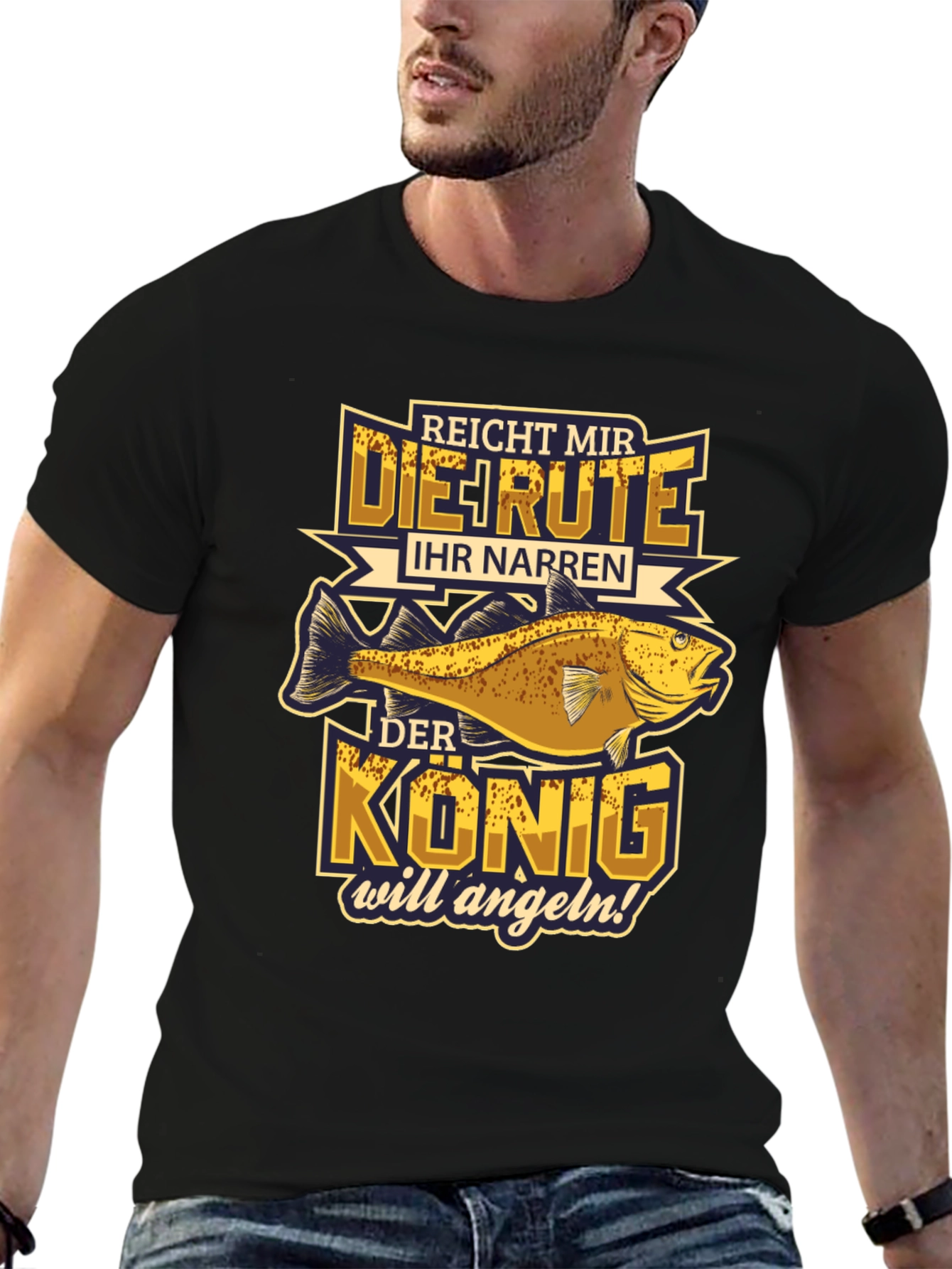 King Fishing Graphic T-Shirt
