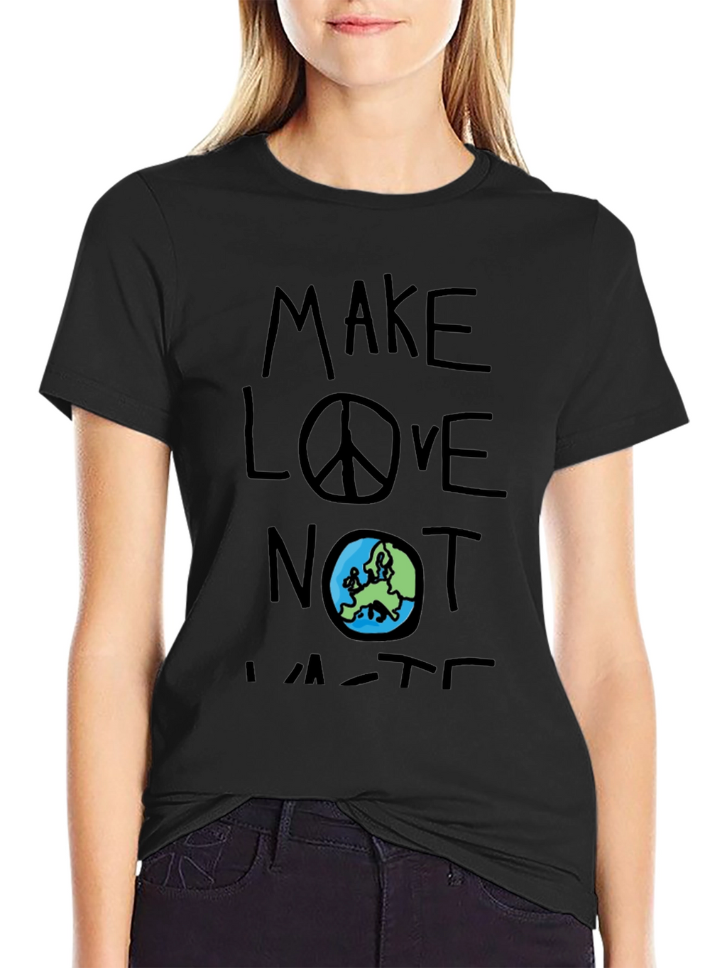 Make Love Not Waste Graphic T-Shirt