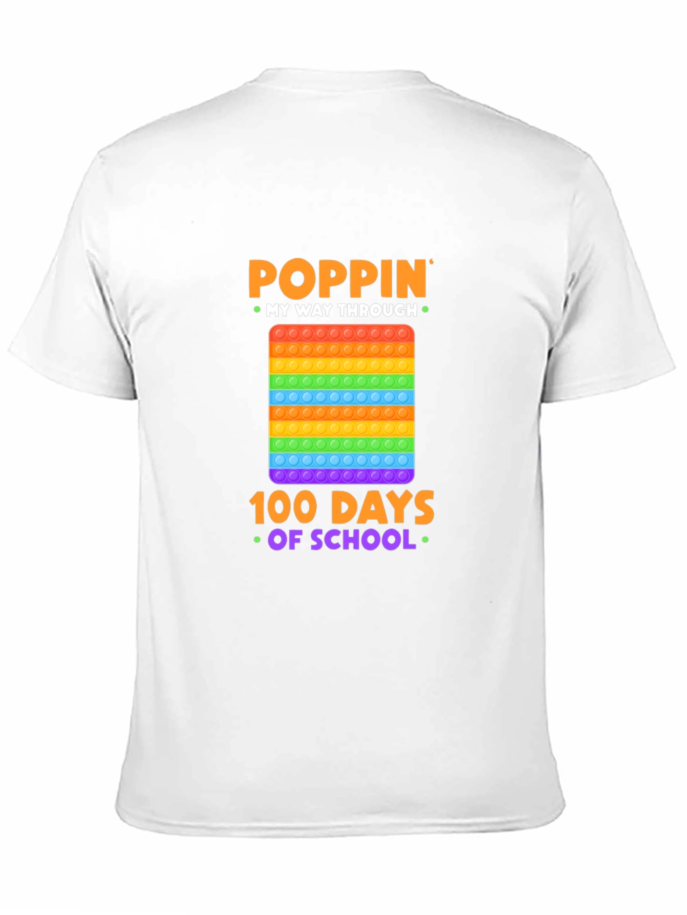 Poppin My Way Through 100 Days of School T-Shirt