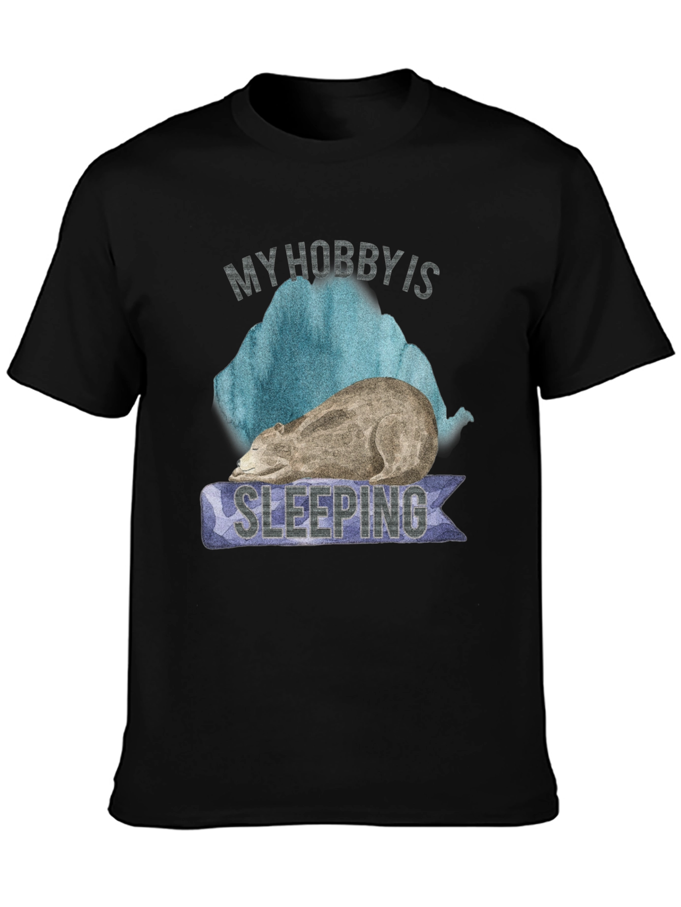 My Hobby is Sleeping Bear Graphic T-Shirt