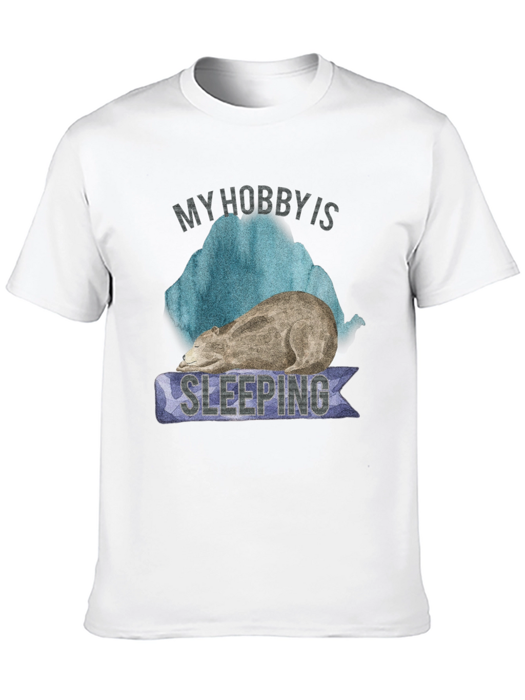 My Hobby is Sleeping Bear Graphic T-Shirt