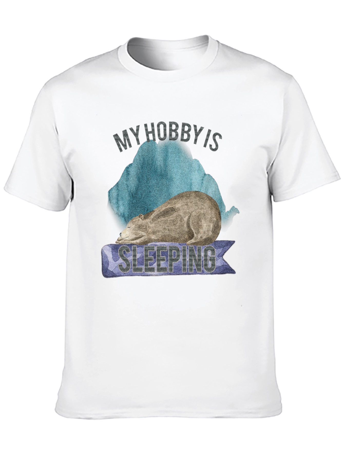 My Hobby is Sleeping Bear Graphic T-Shirt