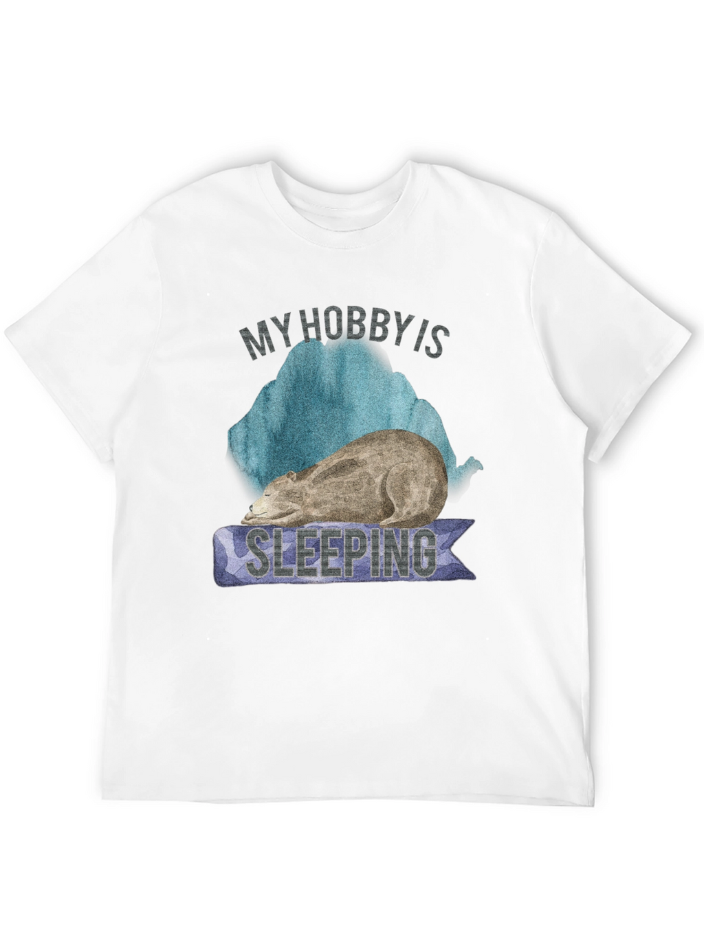My Hobby is Sleeping Bear Graphic T-Shirt