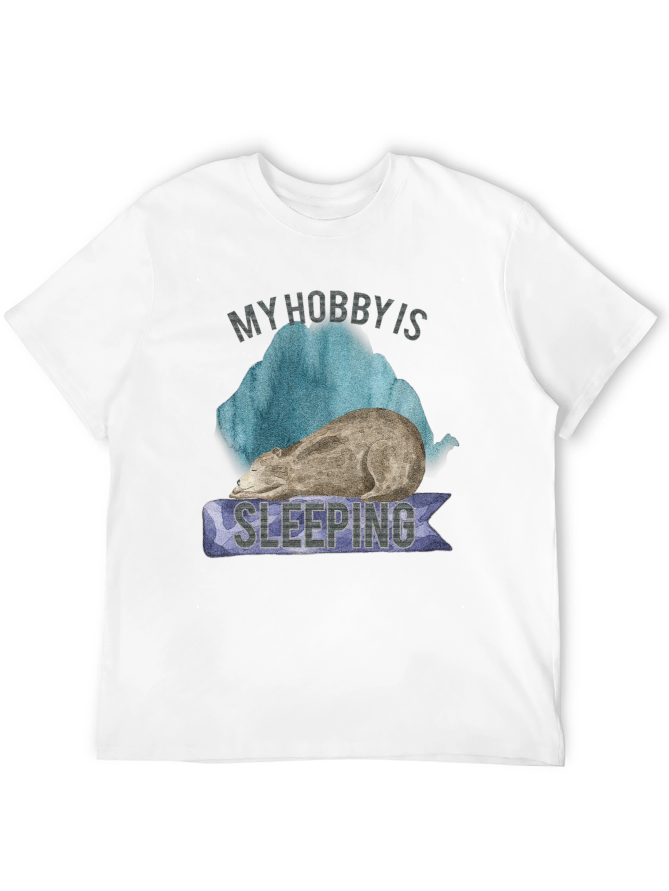 My Hobby is Sleeping Bear Graphic T-Shirt