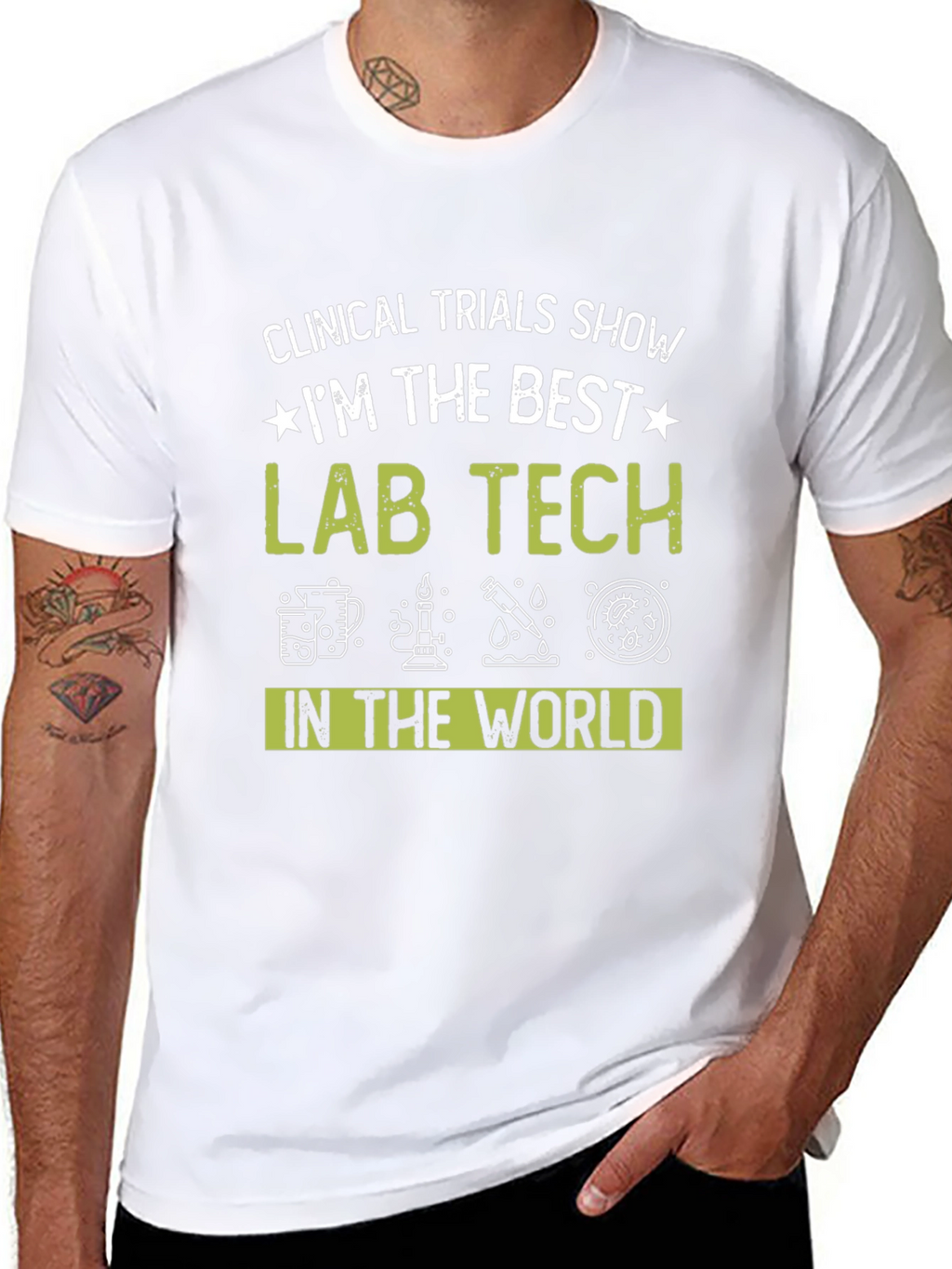 Best Lab Tech T-Shirt - Clinical Trials Design