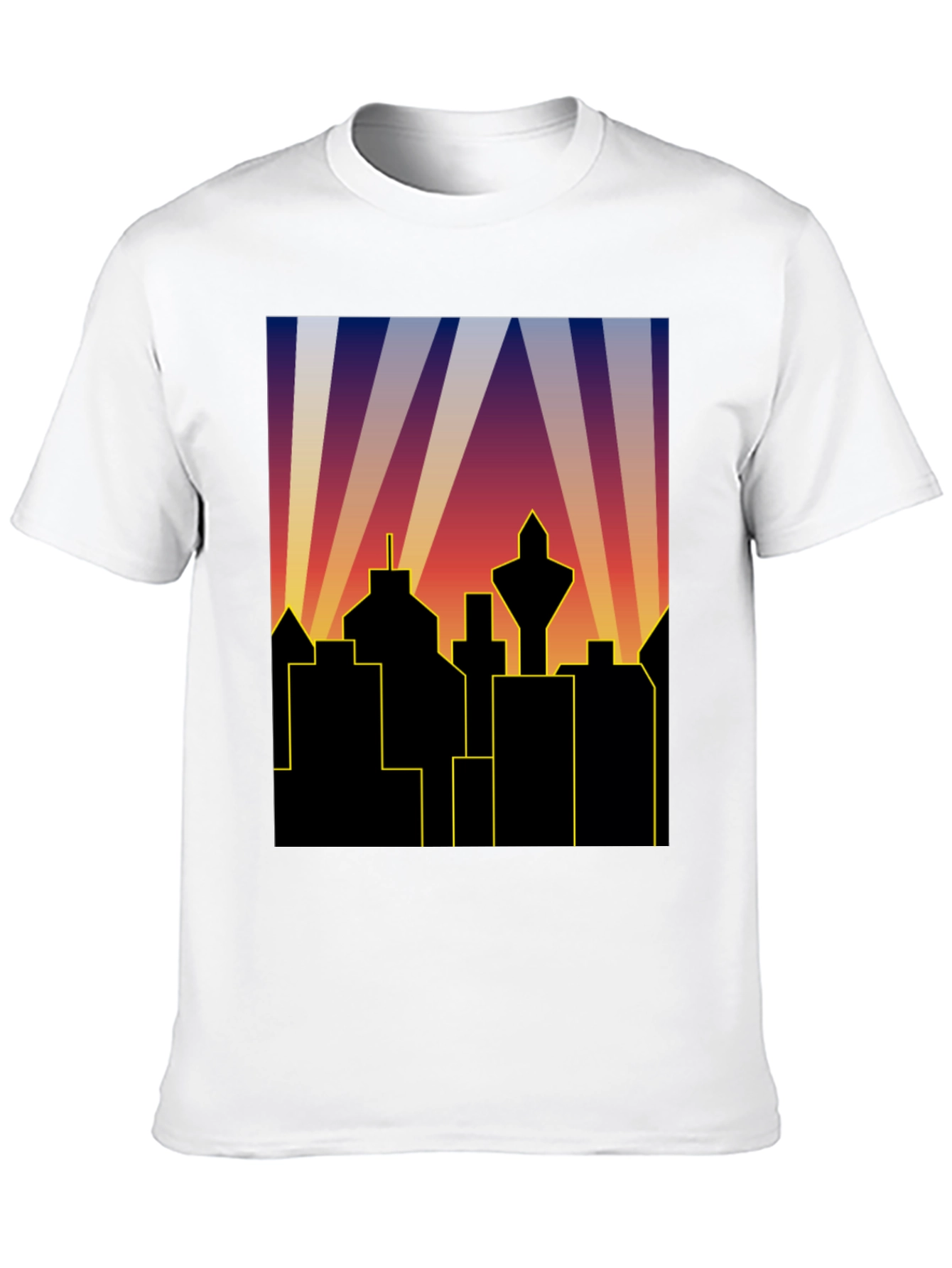 Retro City Skyline T-Shirt