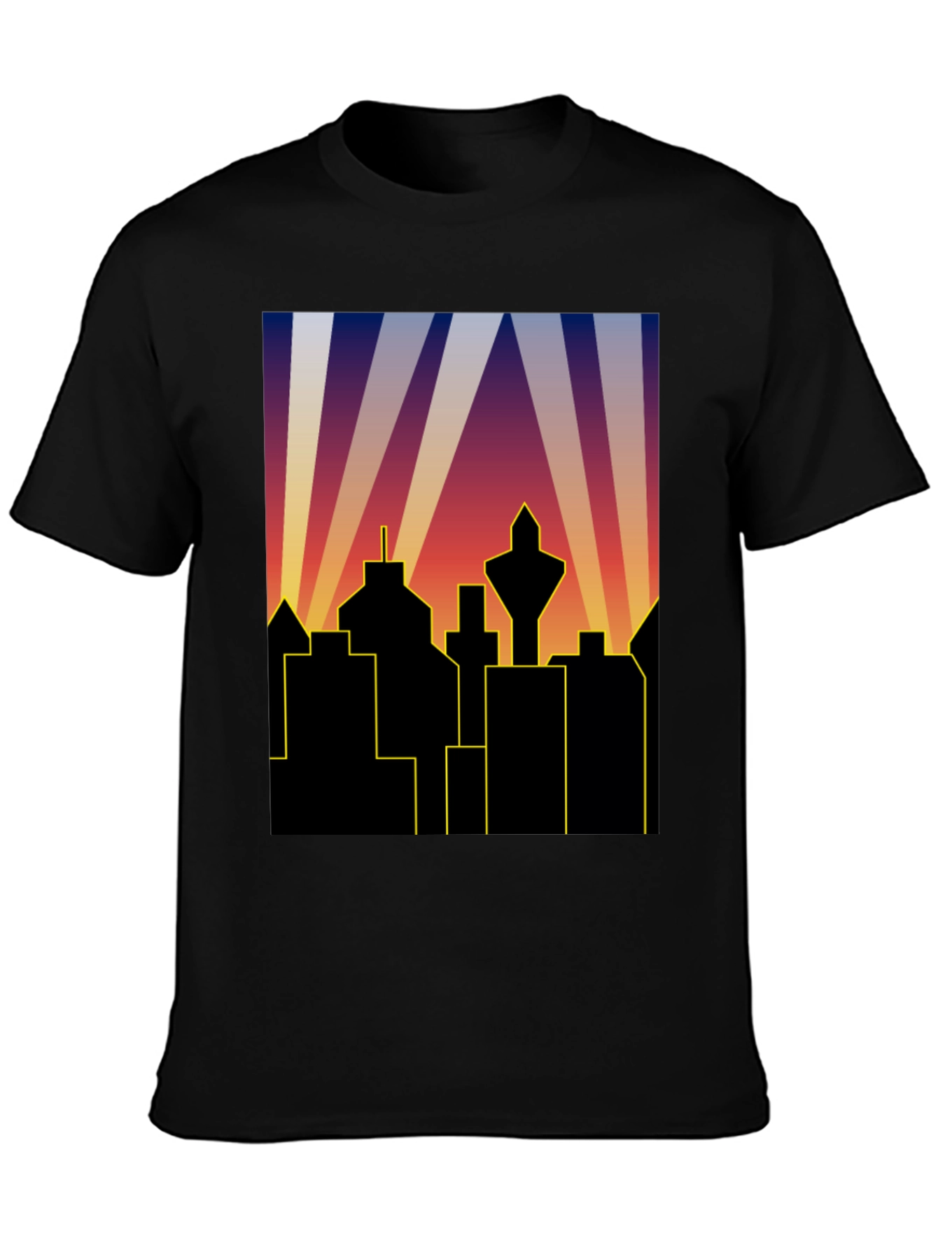 Retro City Skyline T-Shirt