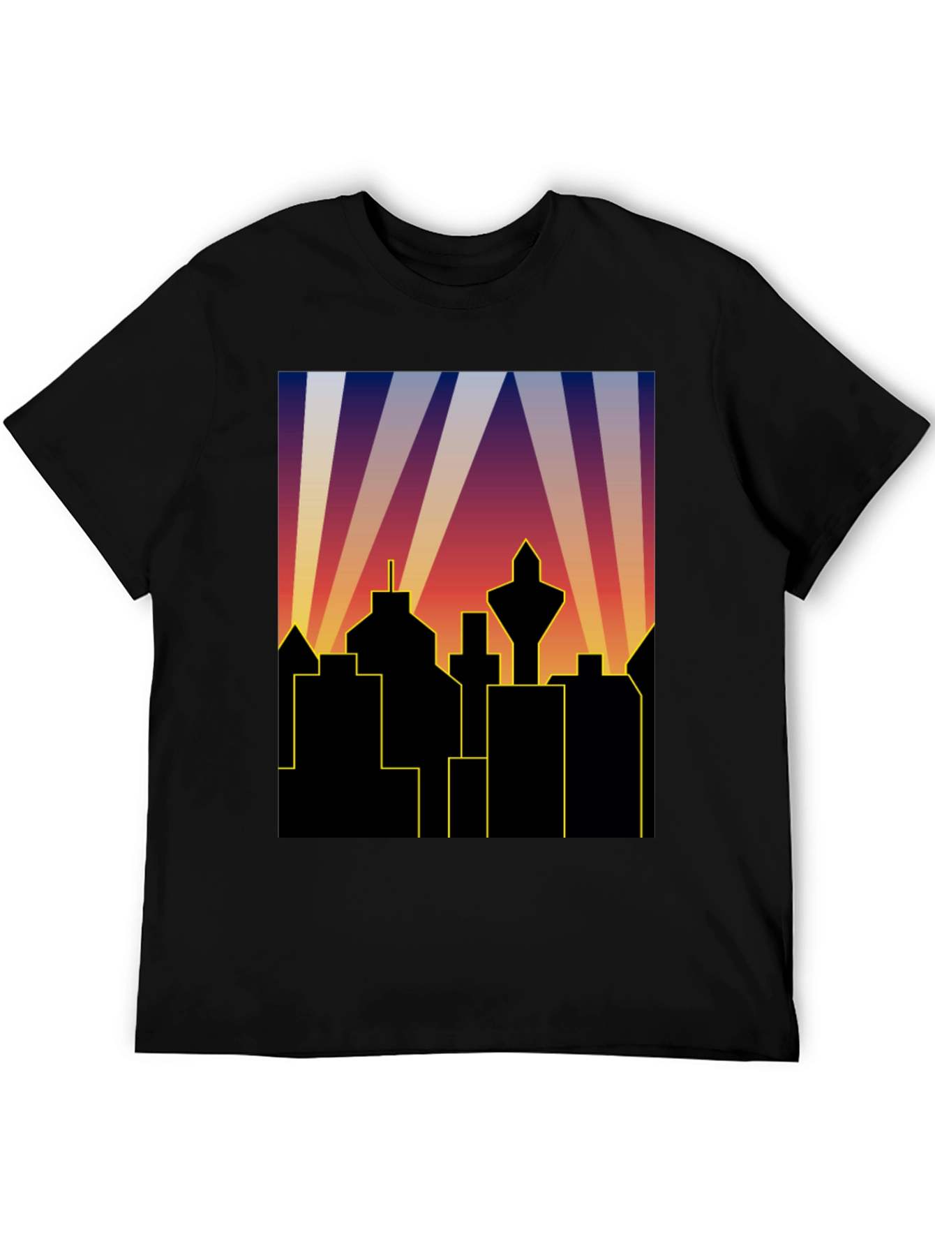 Retro City Skyline T-Shirt